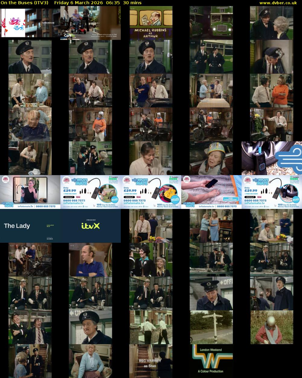 On the Buses (ITV3) Friday 6 March 2026 06:35 - 07:05