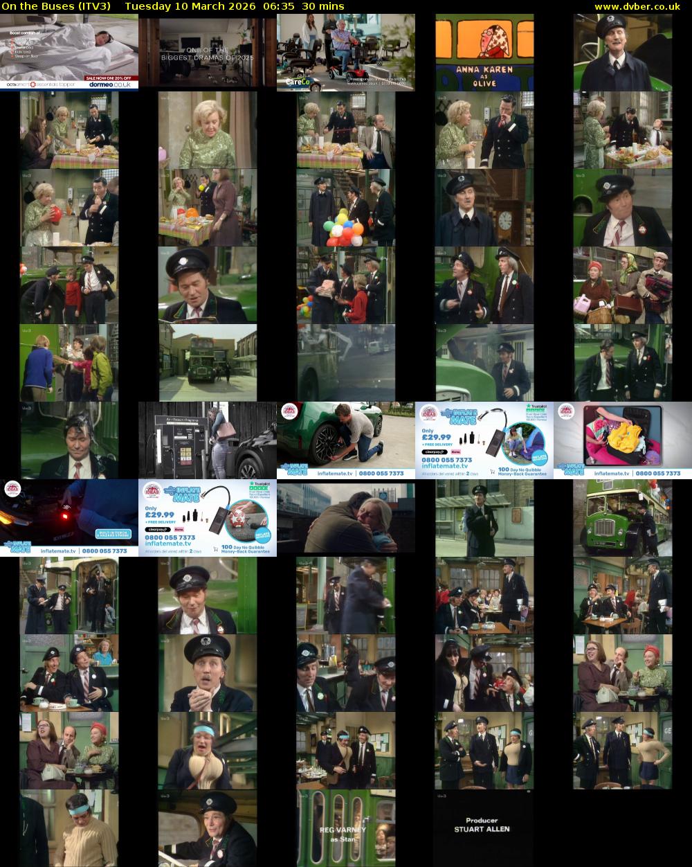 On the Buses (ITV3) Tuesday 10 March 2026 06:35 - 07:05