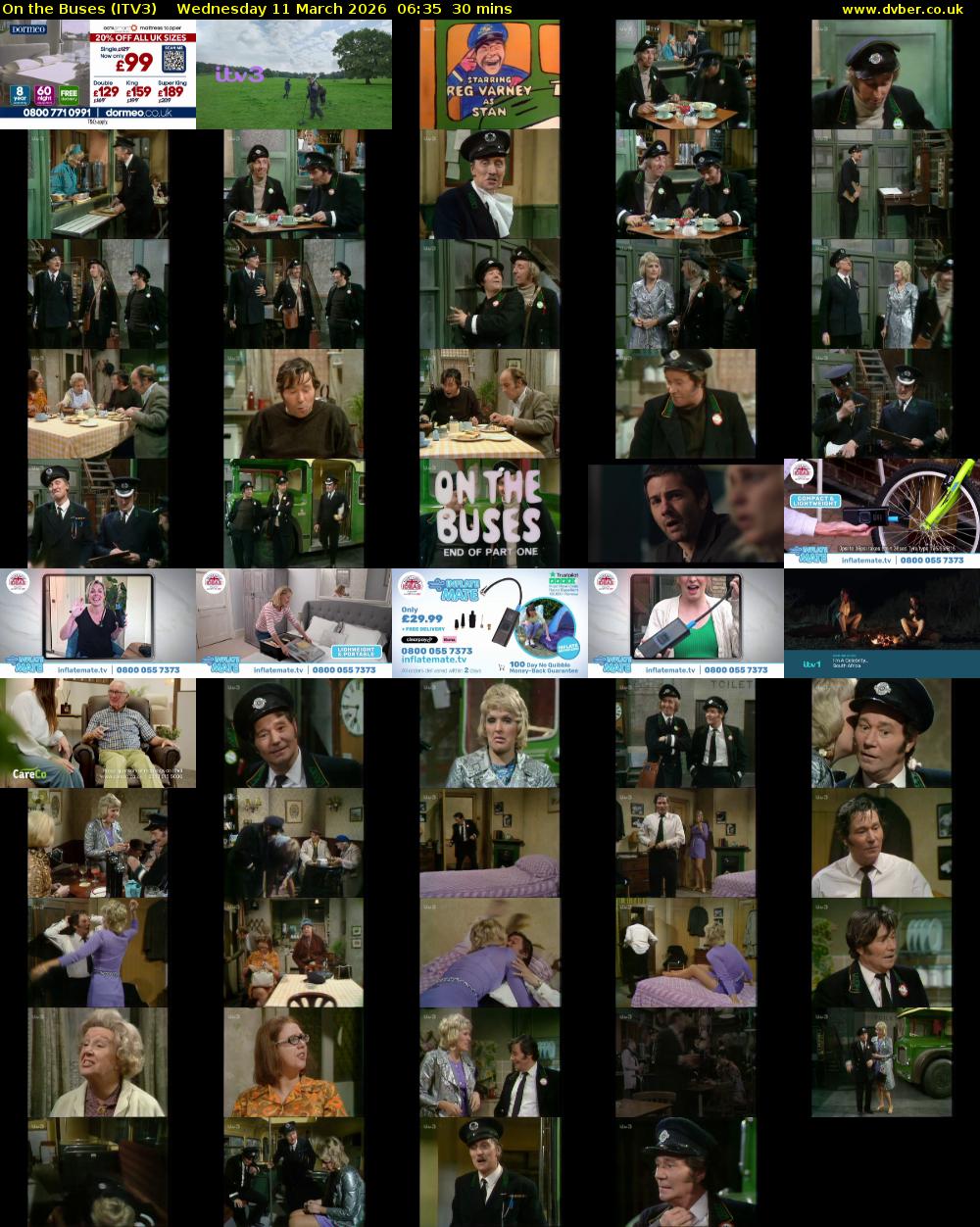 On the Buses (ITV3) Wednesday 11 March 2026 06:35 - 07:05