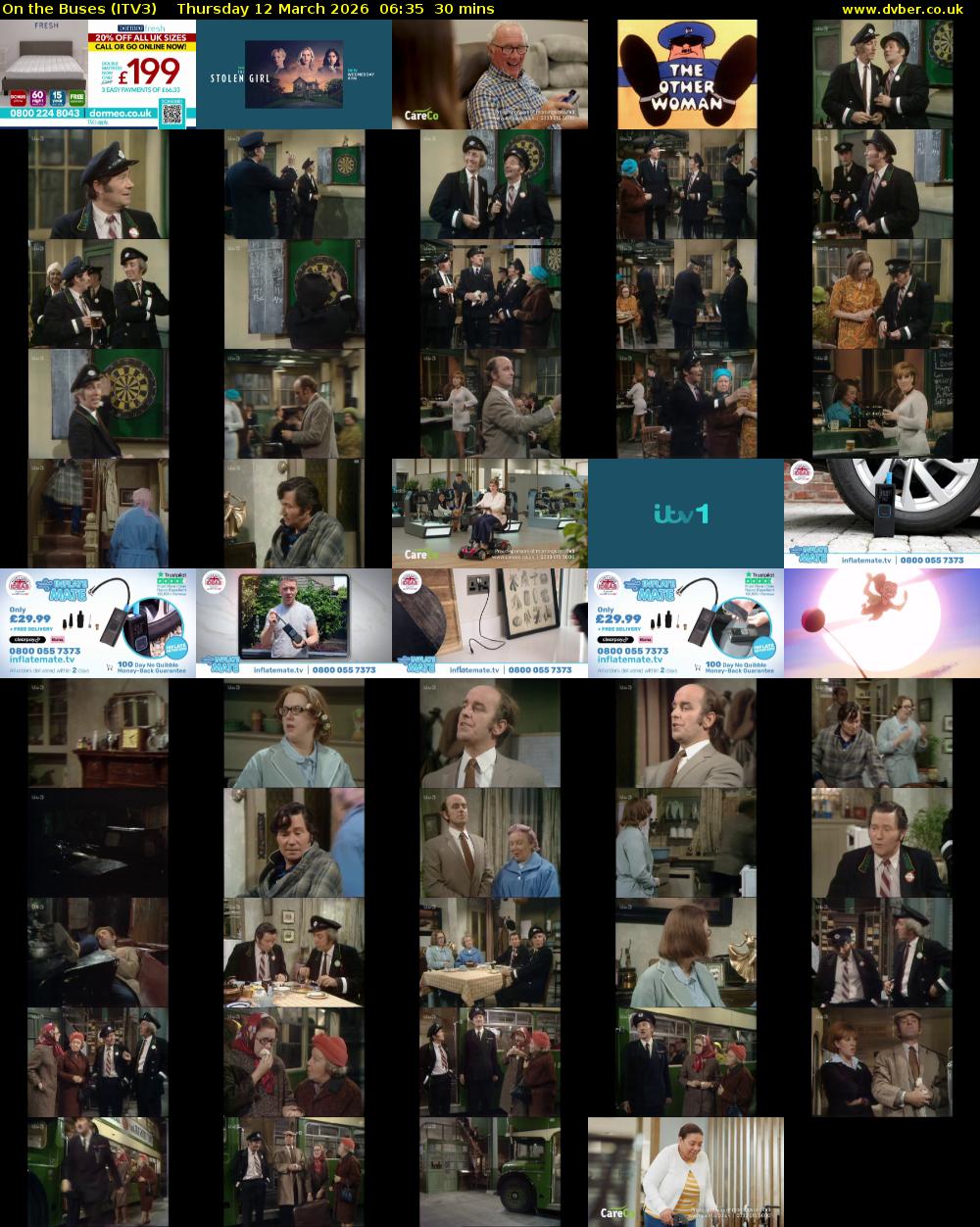 On the Buses (ITV3) Thursday 12 March 2026 06:35 - 07:05