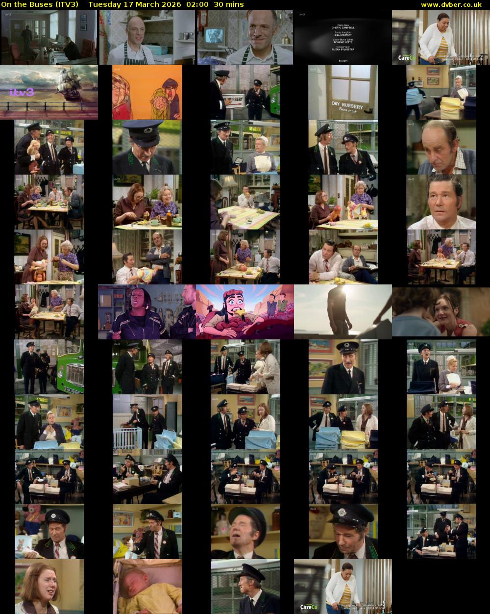 On the Buses (ITV3) Tuesday 17 March 2026 02:00 - 02:30