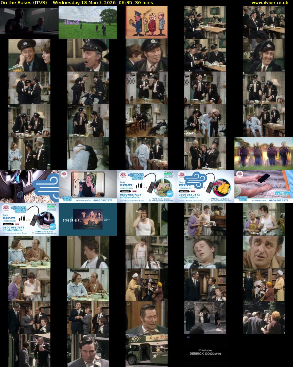 On the Buses (ITV3) Wednesday 18 March 2026 06:35 - 07:05