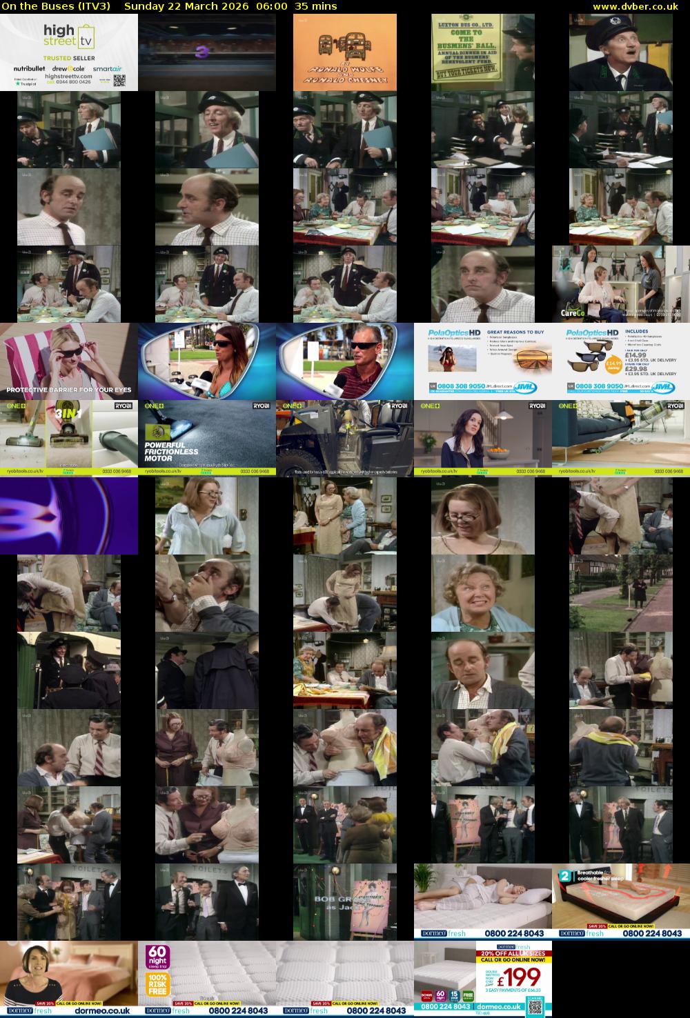 On the Buses (ITV3) Sunday 22 March 2026 06:00 - 06:35