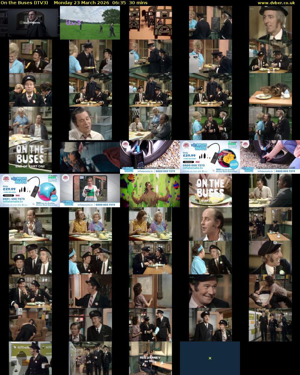 On the Buses (ITV3) Monday 23 March 2026 06:35 - 07:05