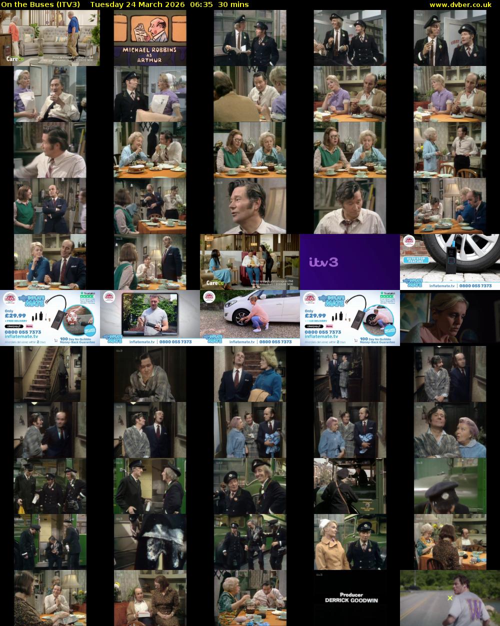 On the Buses (ITV3) Tuesday 24 March 2026 06:35 - 07:05