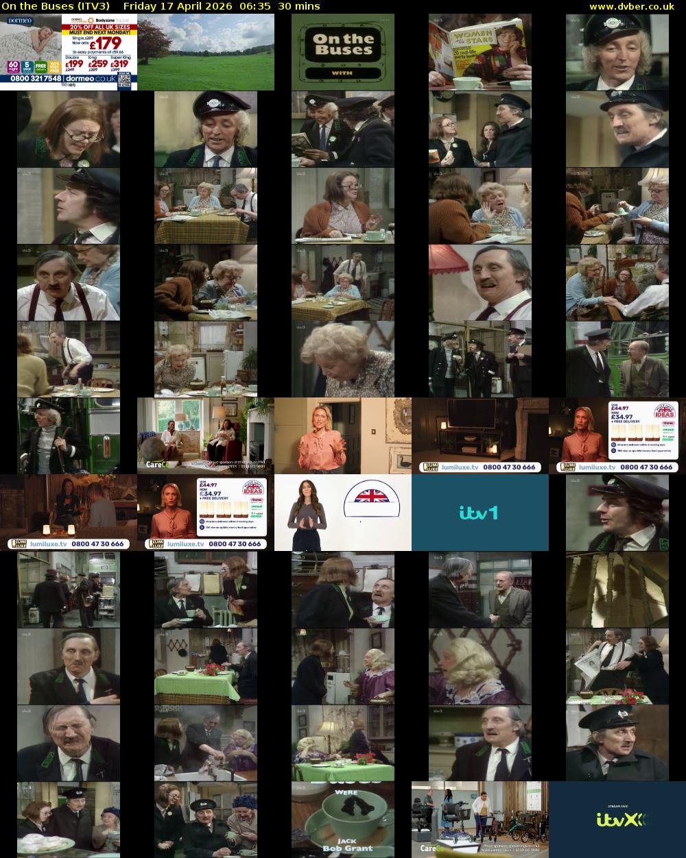 On the Buses (ITV3) Friday 17 April 2026 06:35 - 07:05