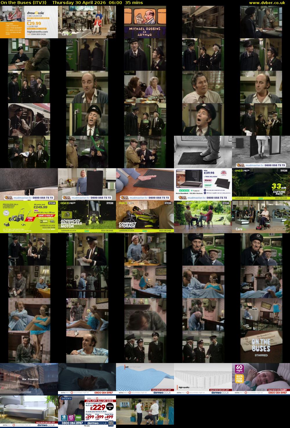 On the Buses (ITV3) Thursday 30 April 2026 06:00 - 06:35