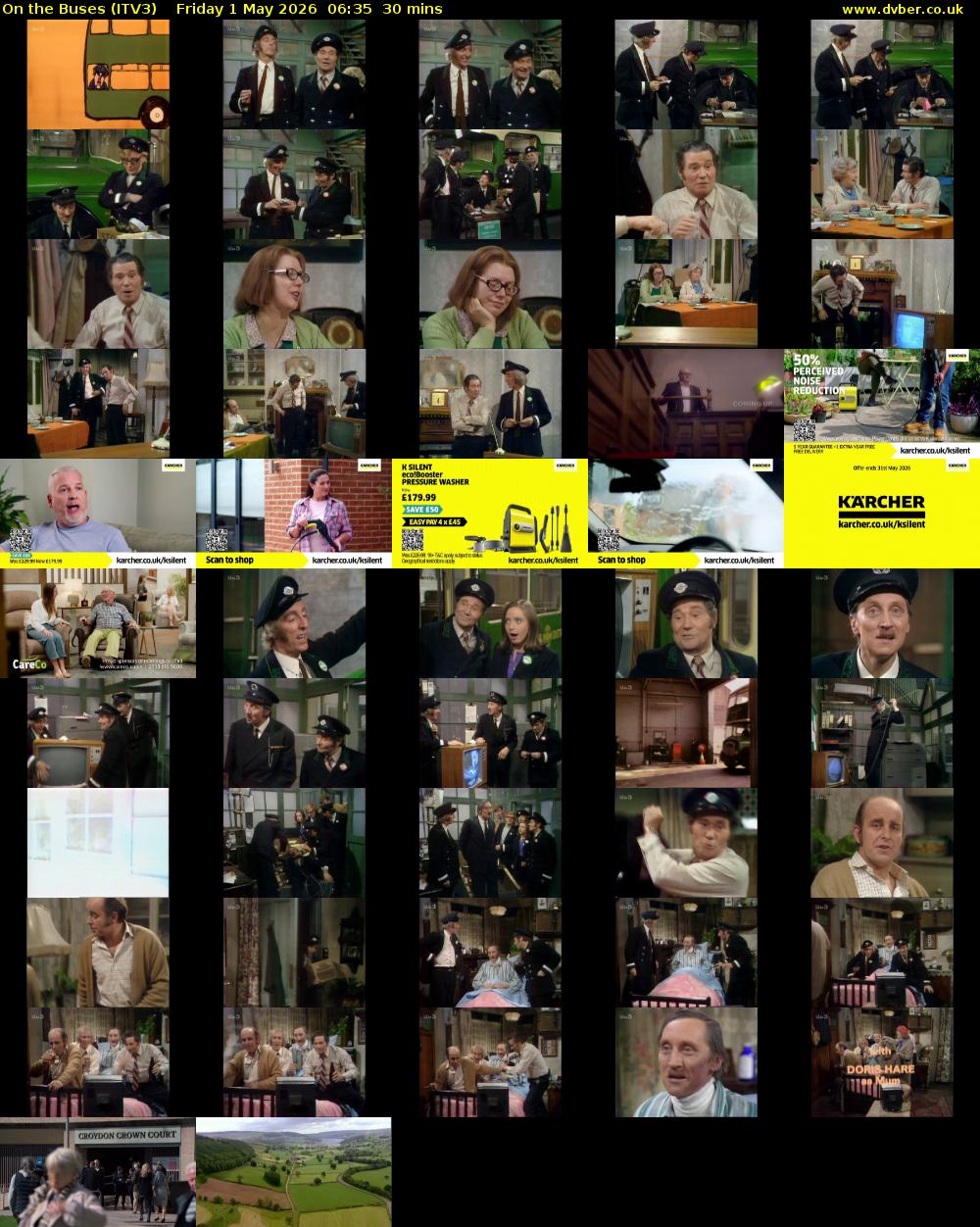 On the Buses (ITV3) Friday 1 May 2026 06:35 - 07:05