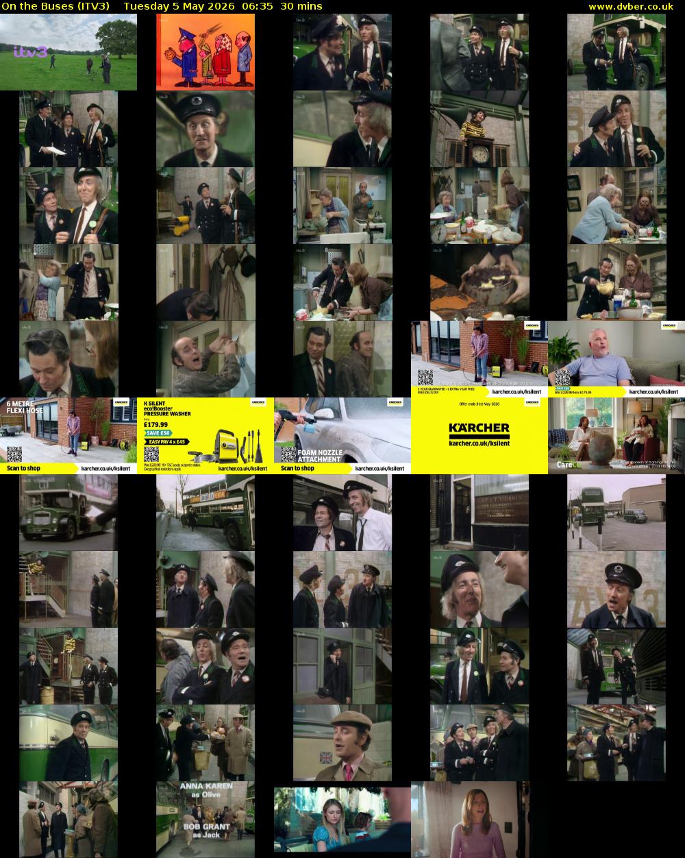 On the Buses (ITV3) Tuesday 5 May 2026 06:35 - 07:05