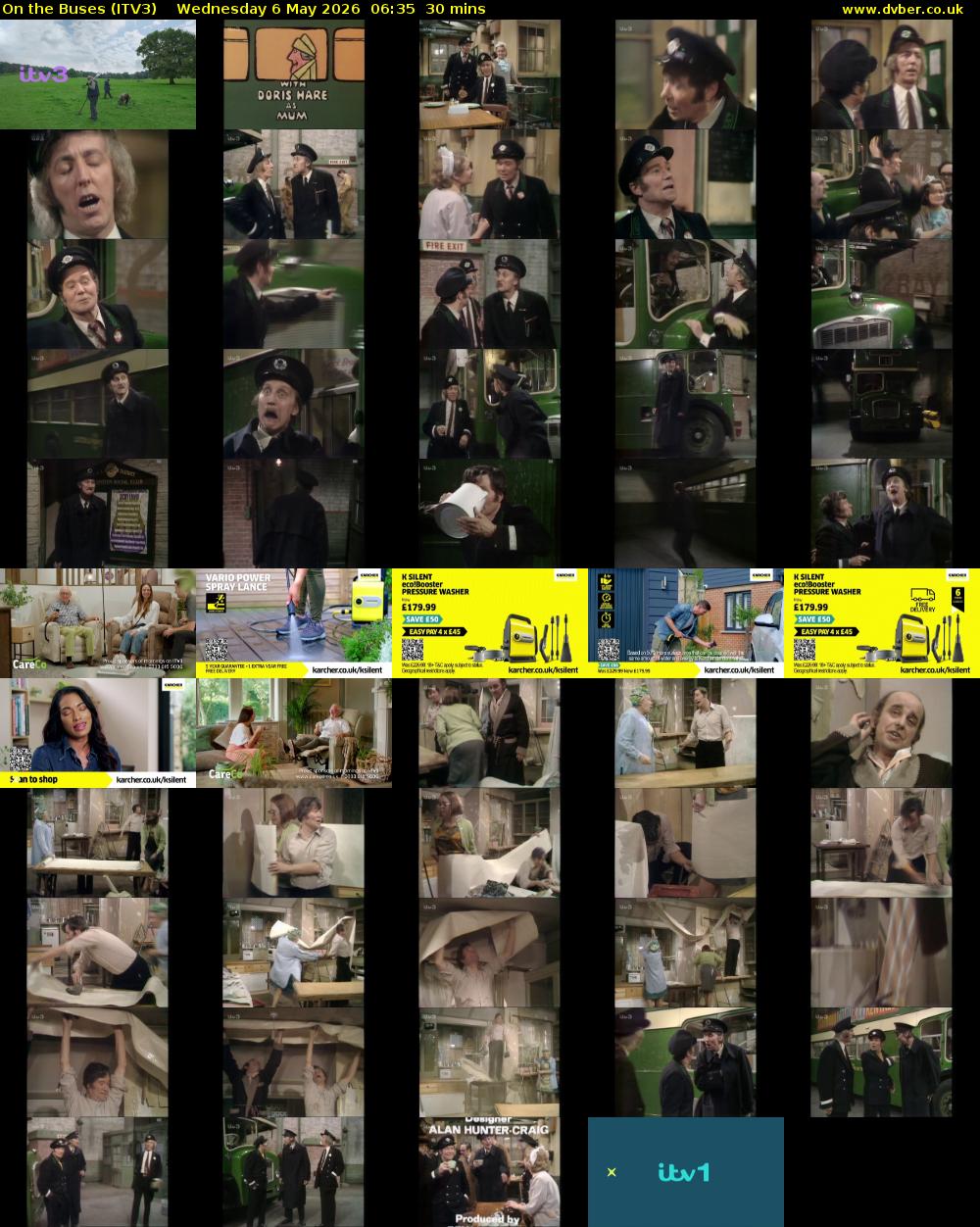 On the Buses (ITV3) Wednesday 6 May 2026 06:35 - 07:05
