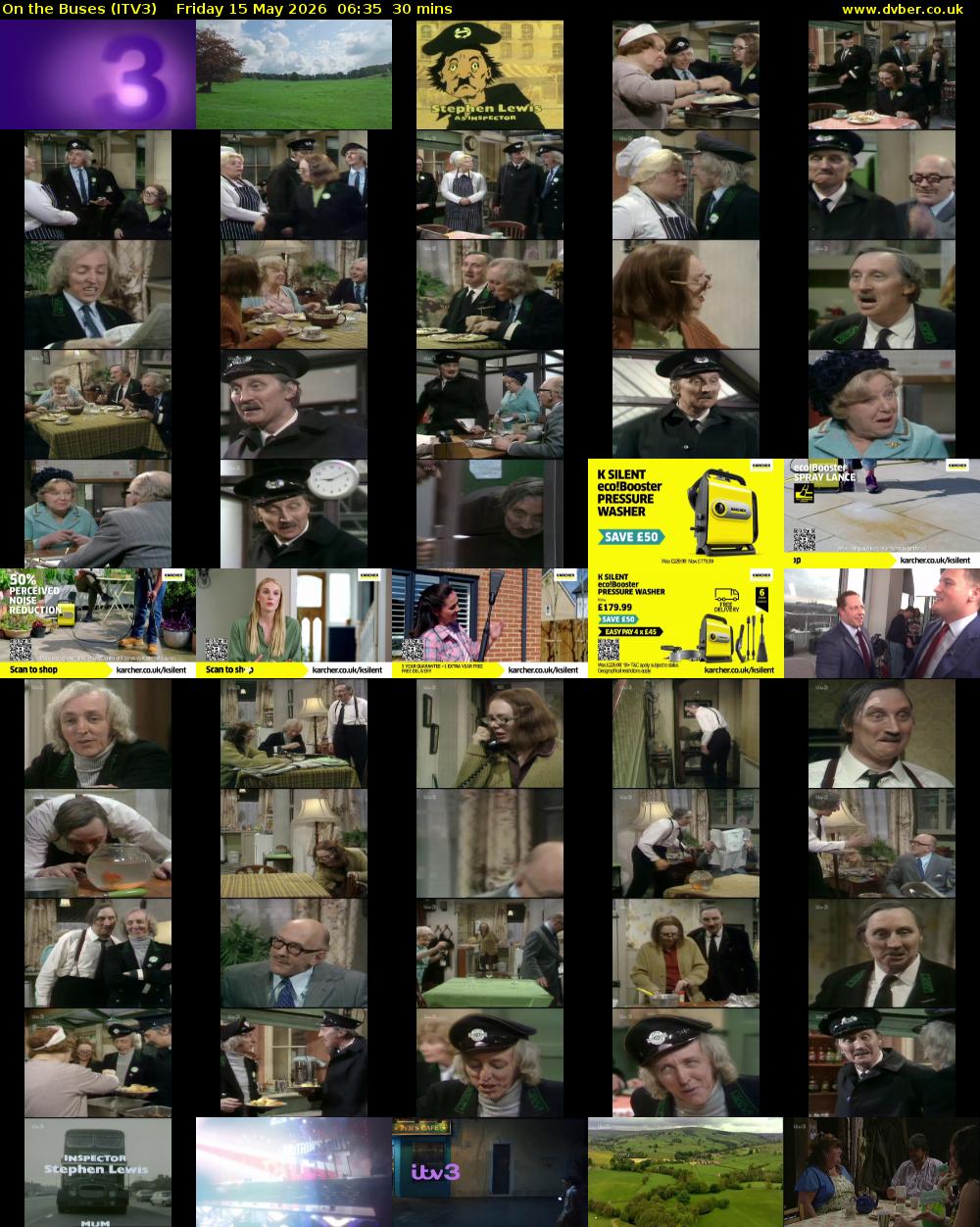 On the Buses (ITV3) Friday 15 May 2026 06:35 - 07:05