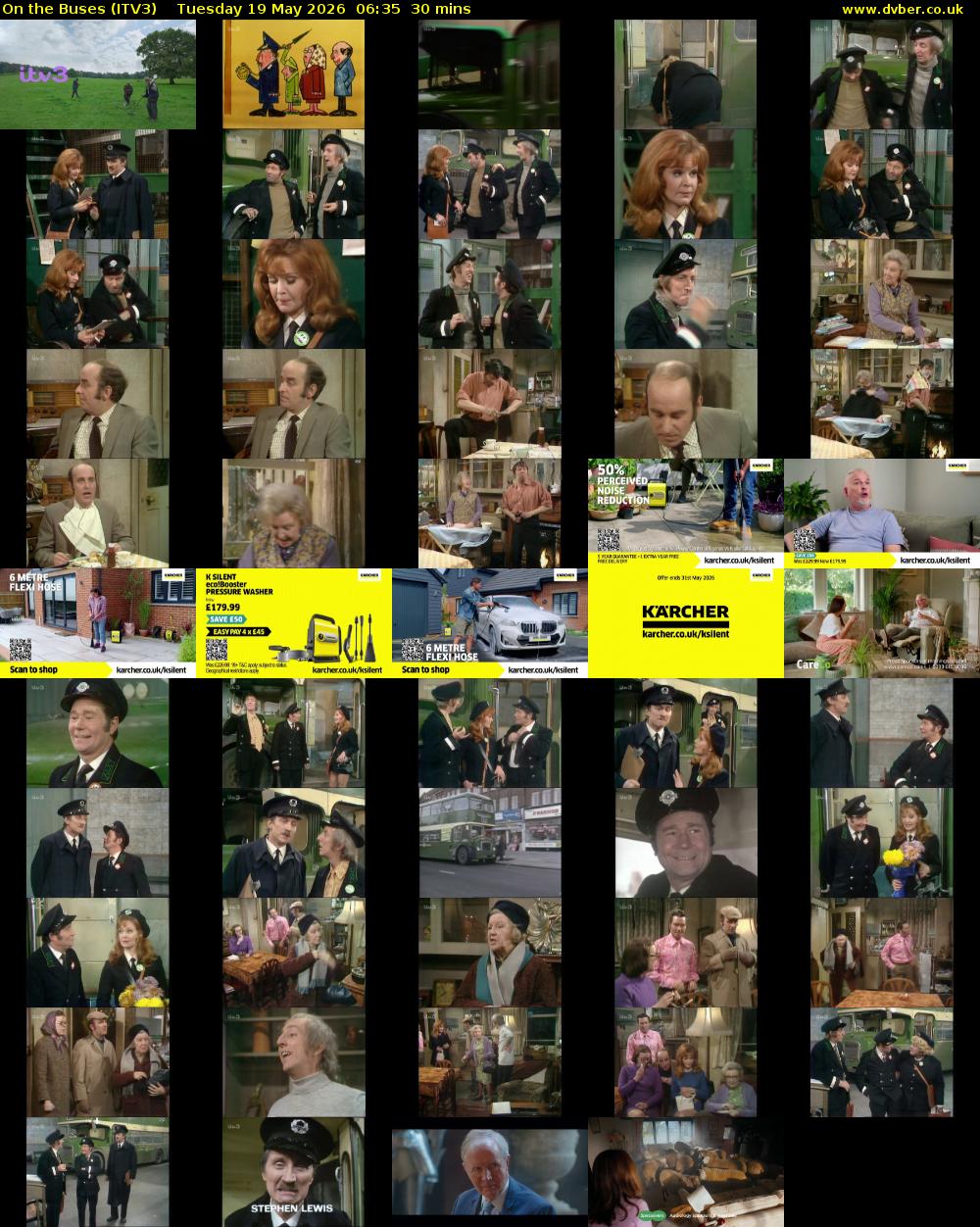 On the Buses (ITV3) Tuesday 19 May 2026 06:35 - 07:05