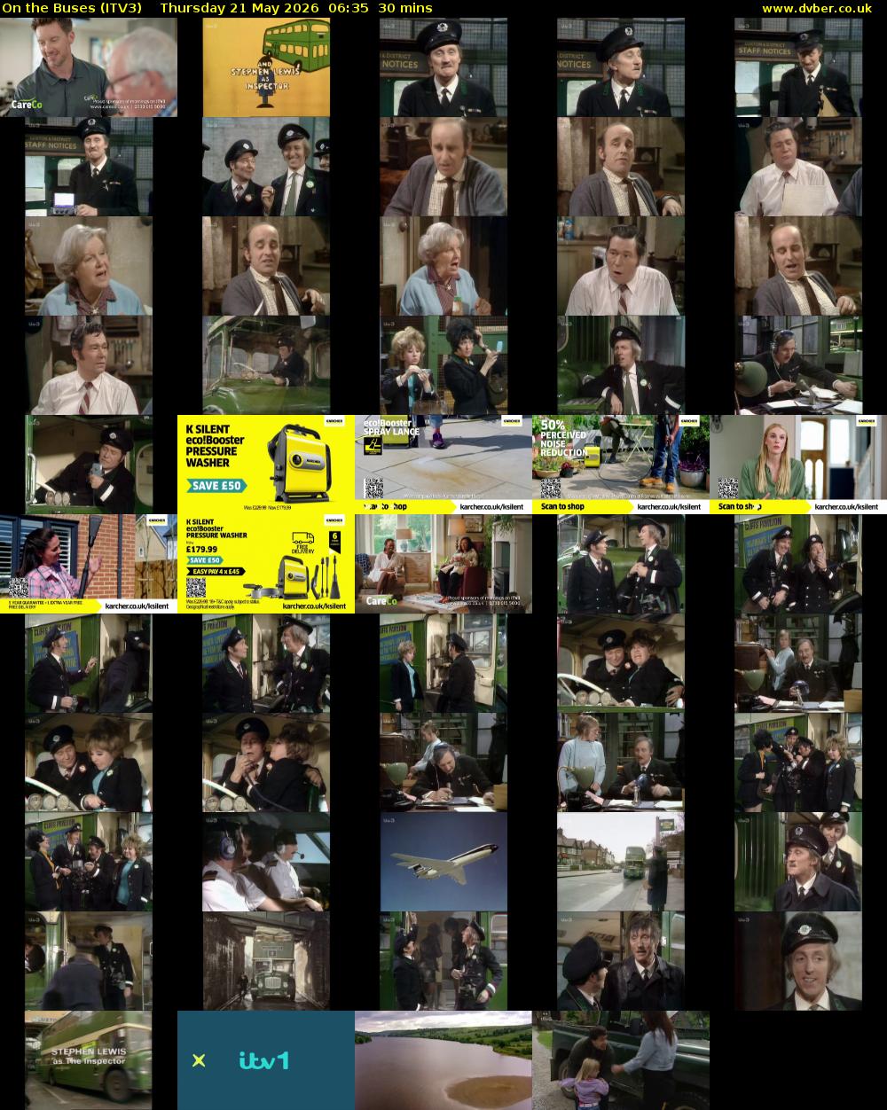 On the Buses (ITV3) Thursday 21 May 2026 06:35 - 07:05