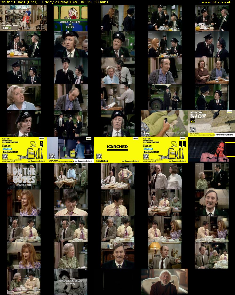On the Buses (ITV3) Friday 22 May 2026 06:35 - 07:05