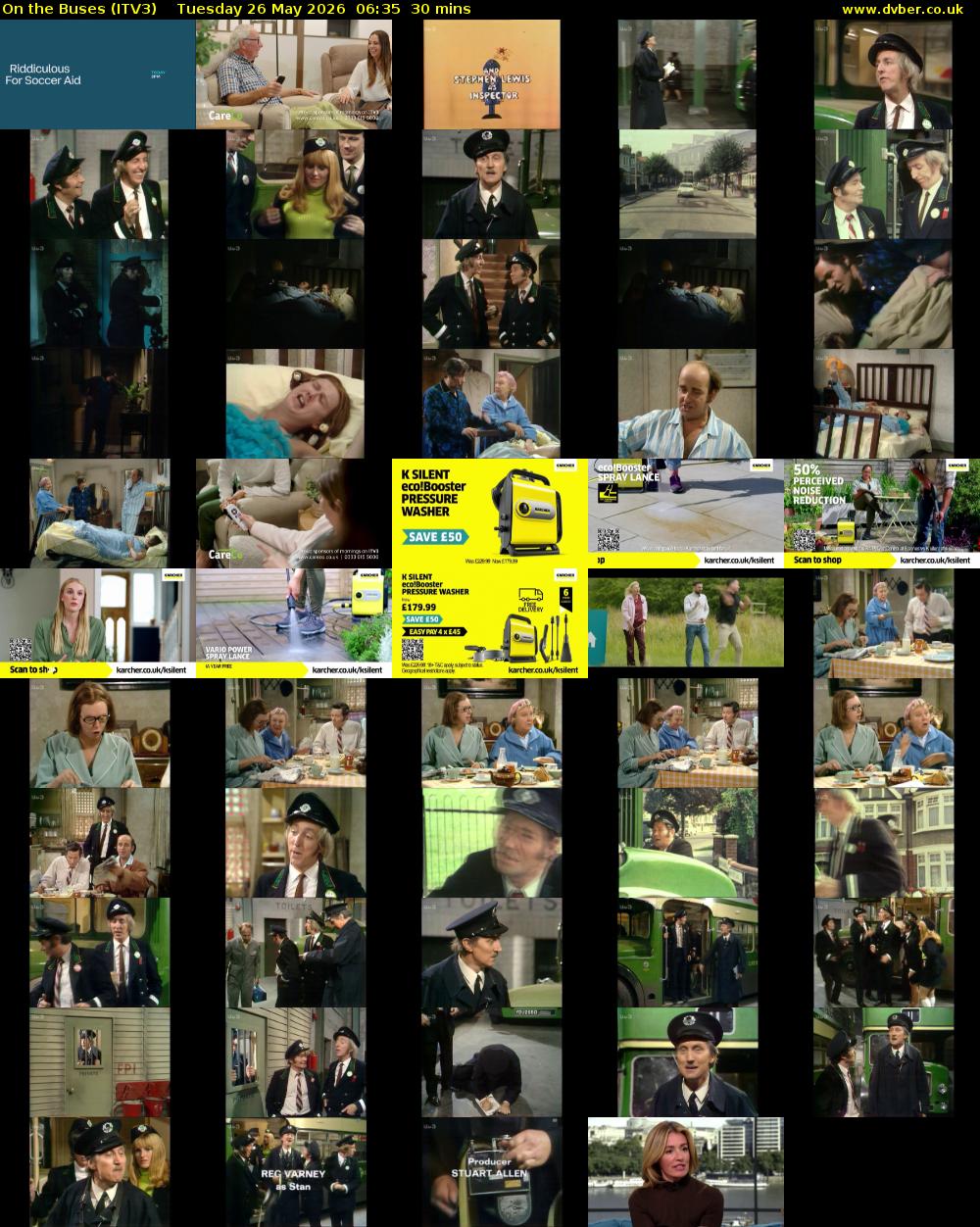 On the Buses (ITV3) Tuesday 26 May 2026 06:35 - 07:05