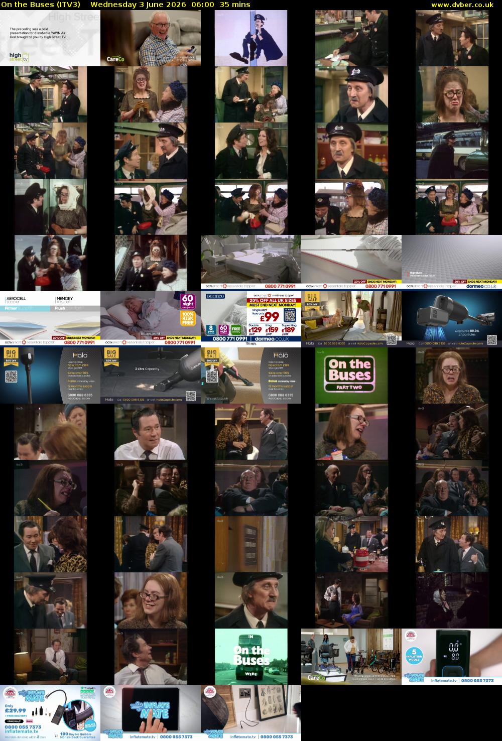 On the Buses (ITV3) Wednesday 3 June 2026 06:00 - 06:35