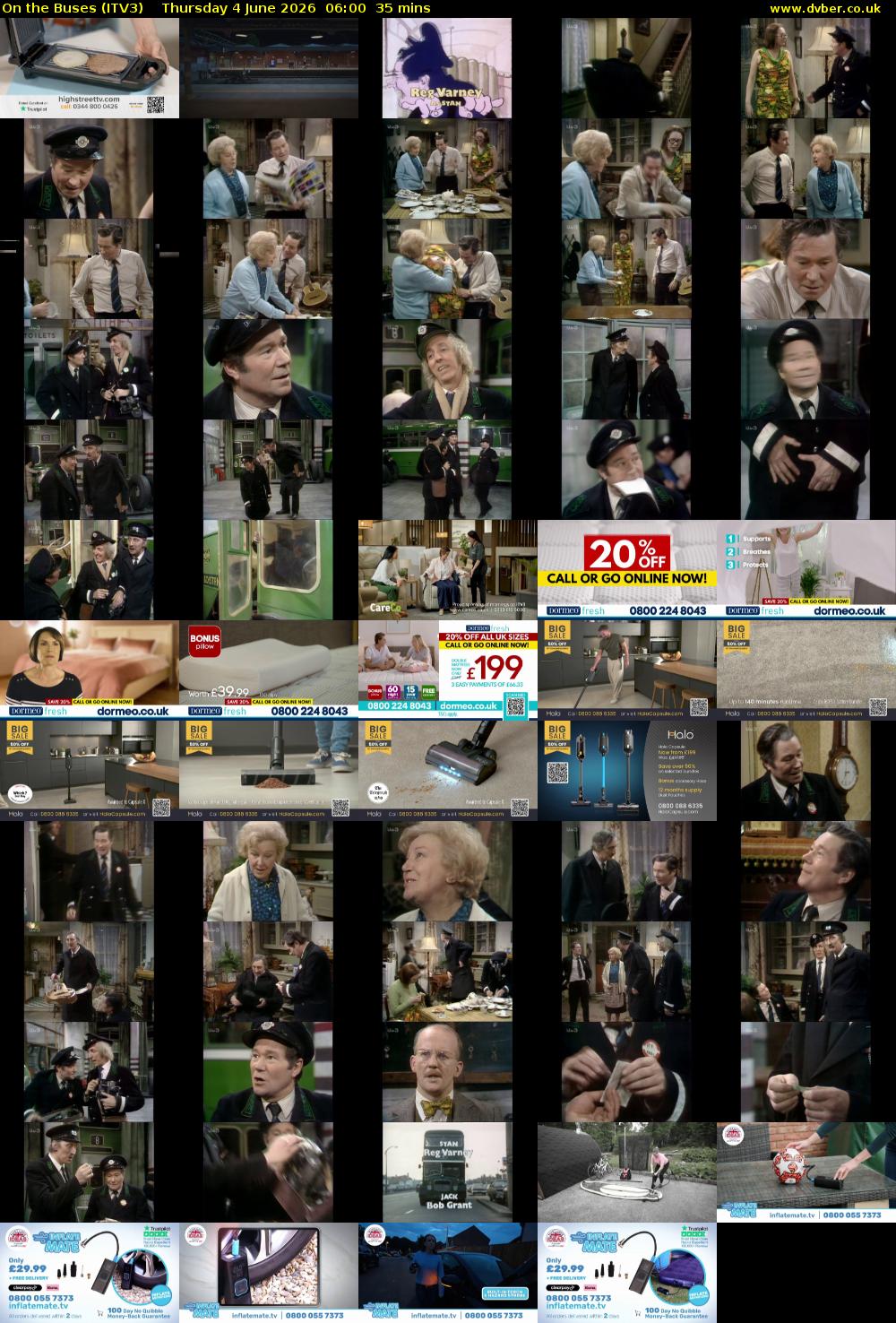 On the Buses (ITV3) Thursday 4 June 2026 06:00 - 06:35