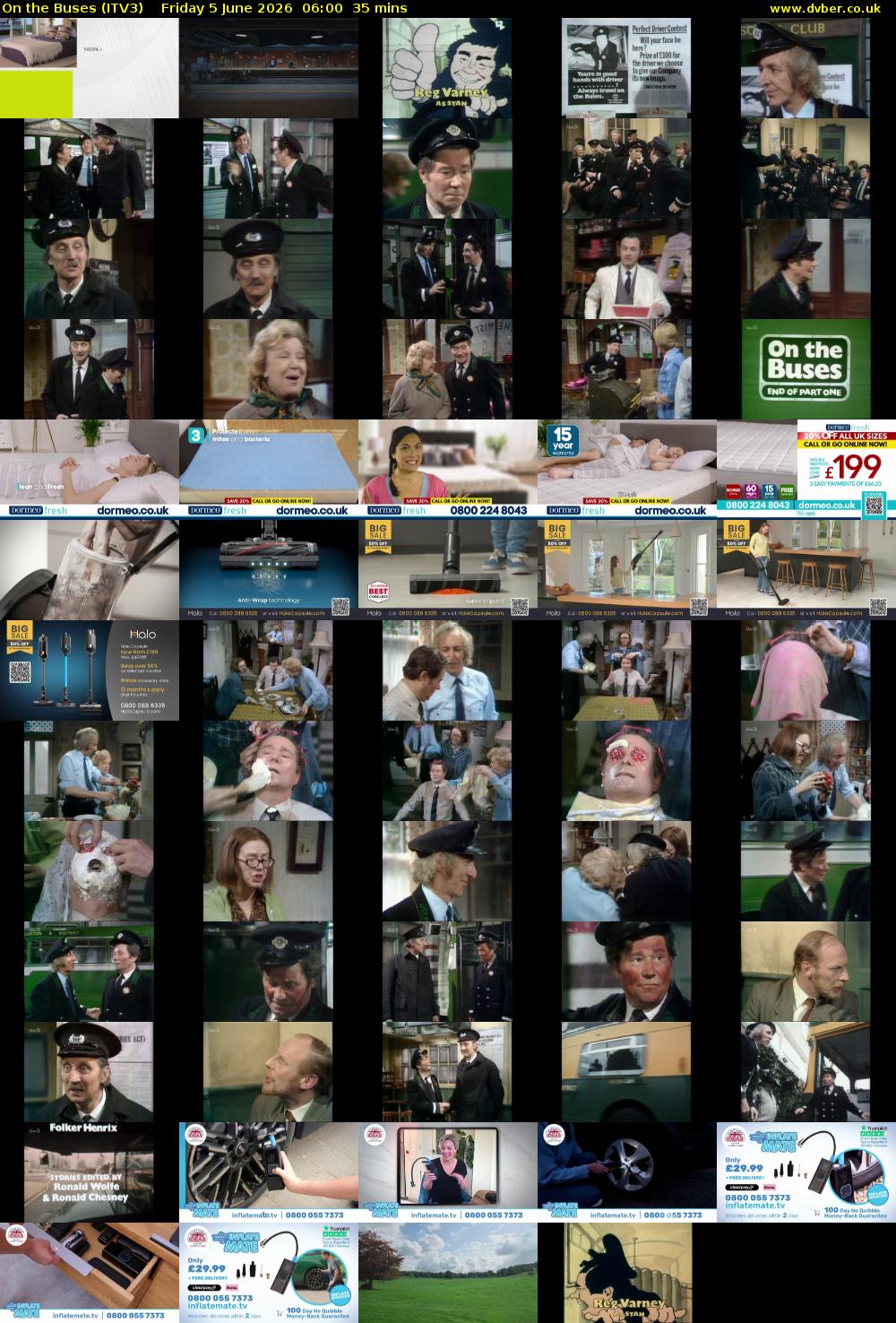 On the Buses (ITV3) Friday 5 June 2026 06:00 - 06:35