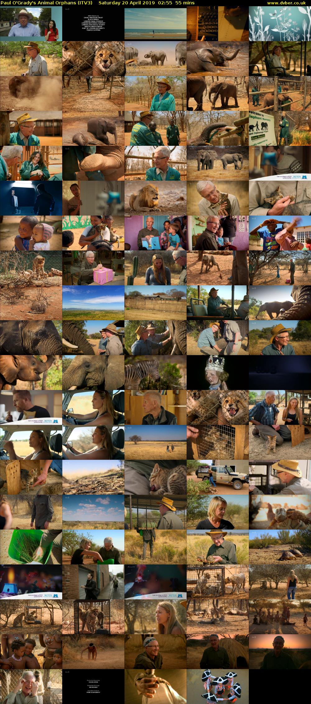 Paul O'Grady's Animal Orphans (ITV3) Saturday 20 April 2019 02:55 - 03:50