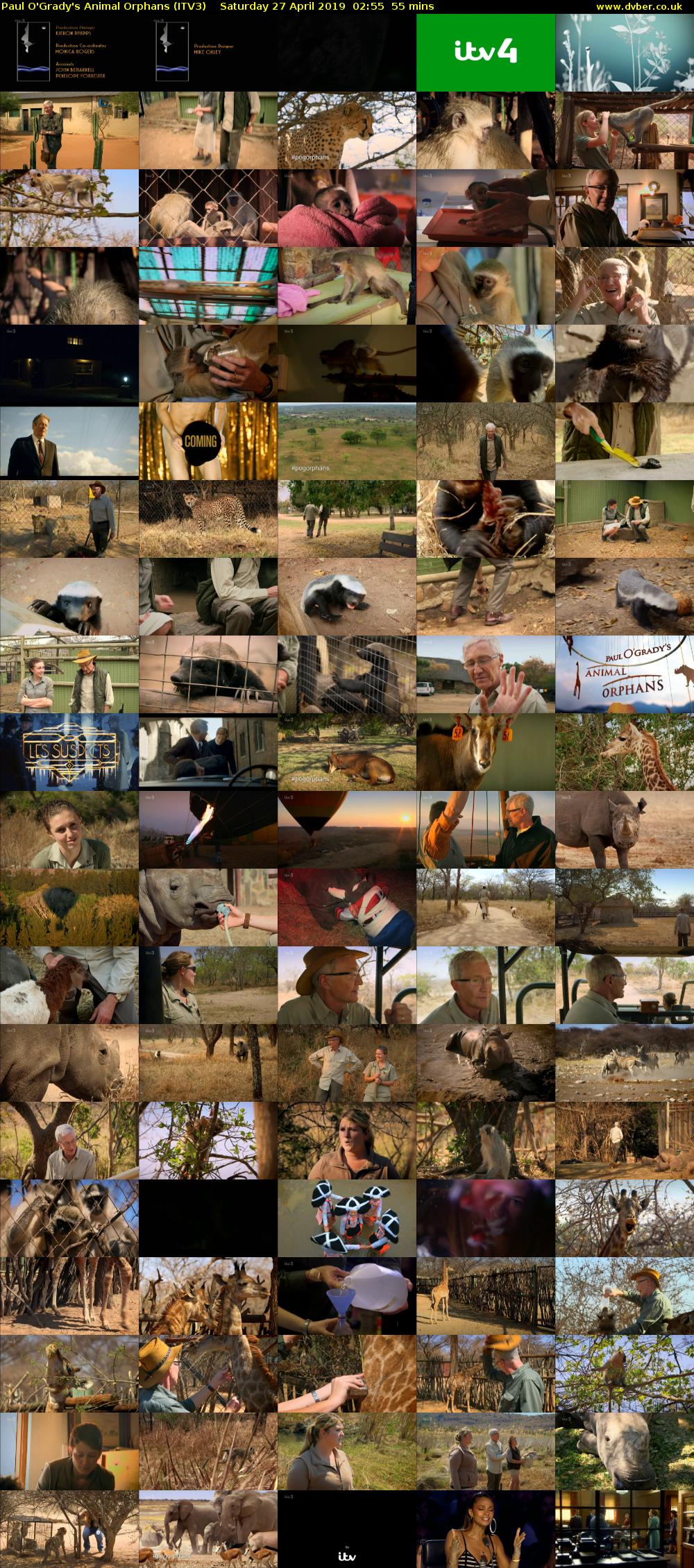 Paul O'Grady's Animal Orphans (ITV3) Saturday 27 April 2019 02:55 - 03:50