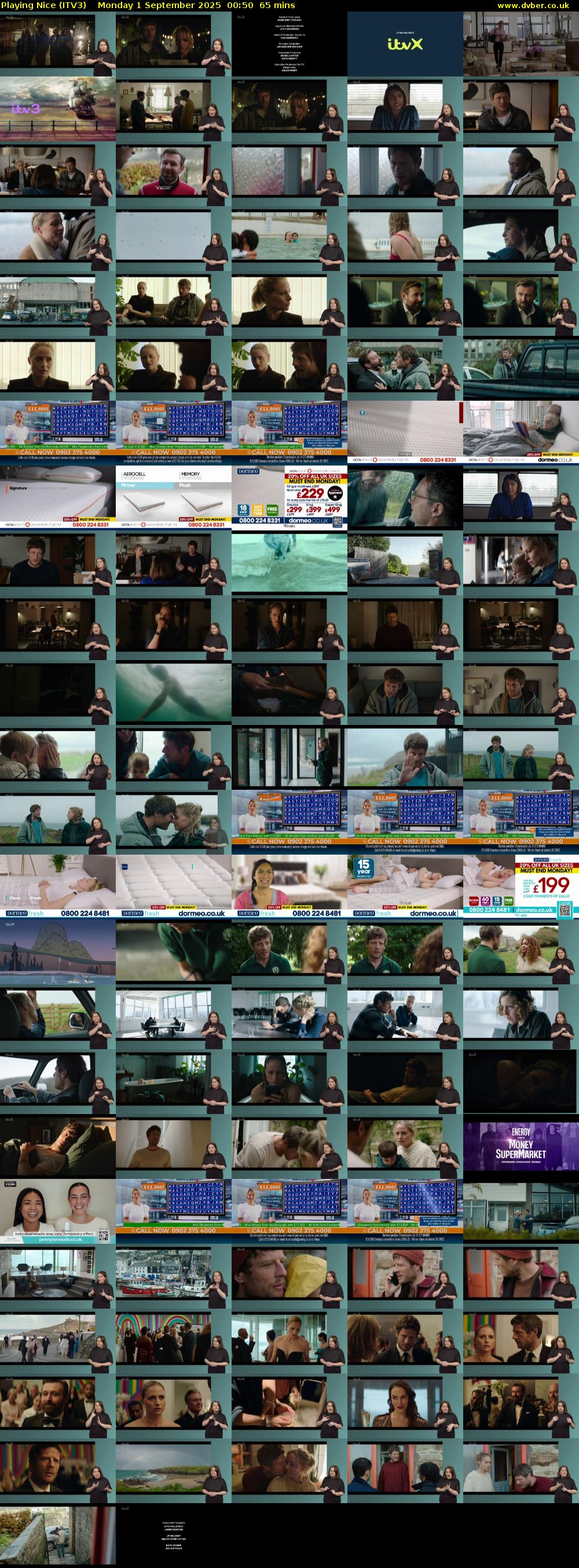 Playing Nice (ITV3) Monday 1 September 2025 00:50 - 01:55