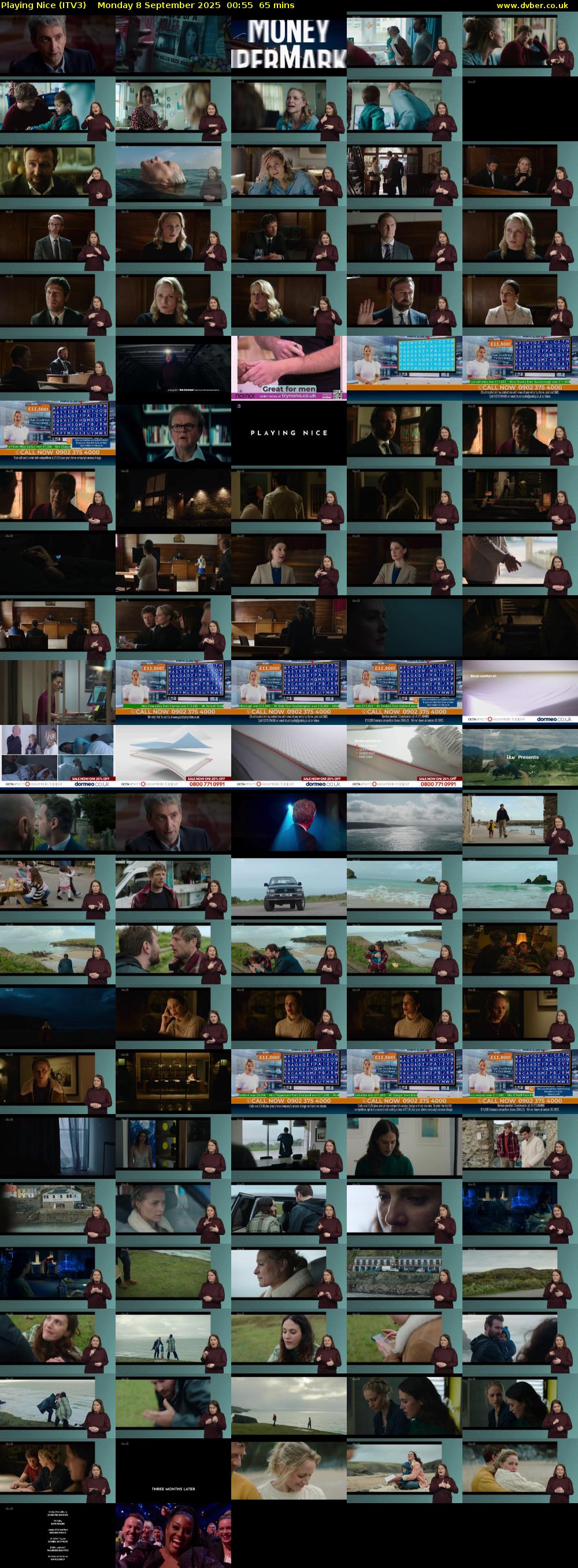 Playing Nice (ITV3) Monday 8 September 2025 00:55 - 02:00