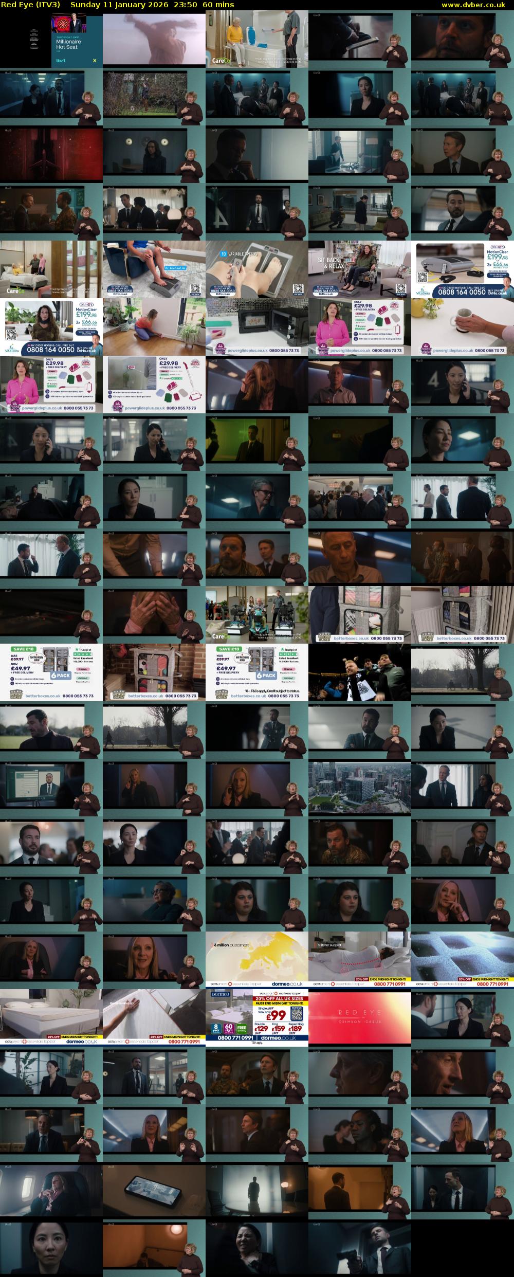 Red Eye (ITV3) Sunday 11 January 2026 23:50 - 00:50