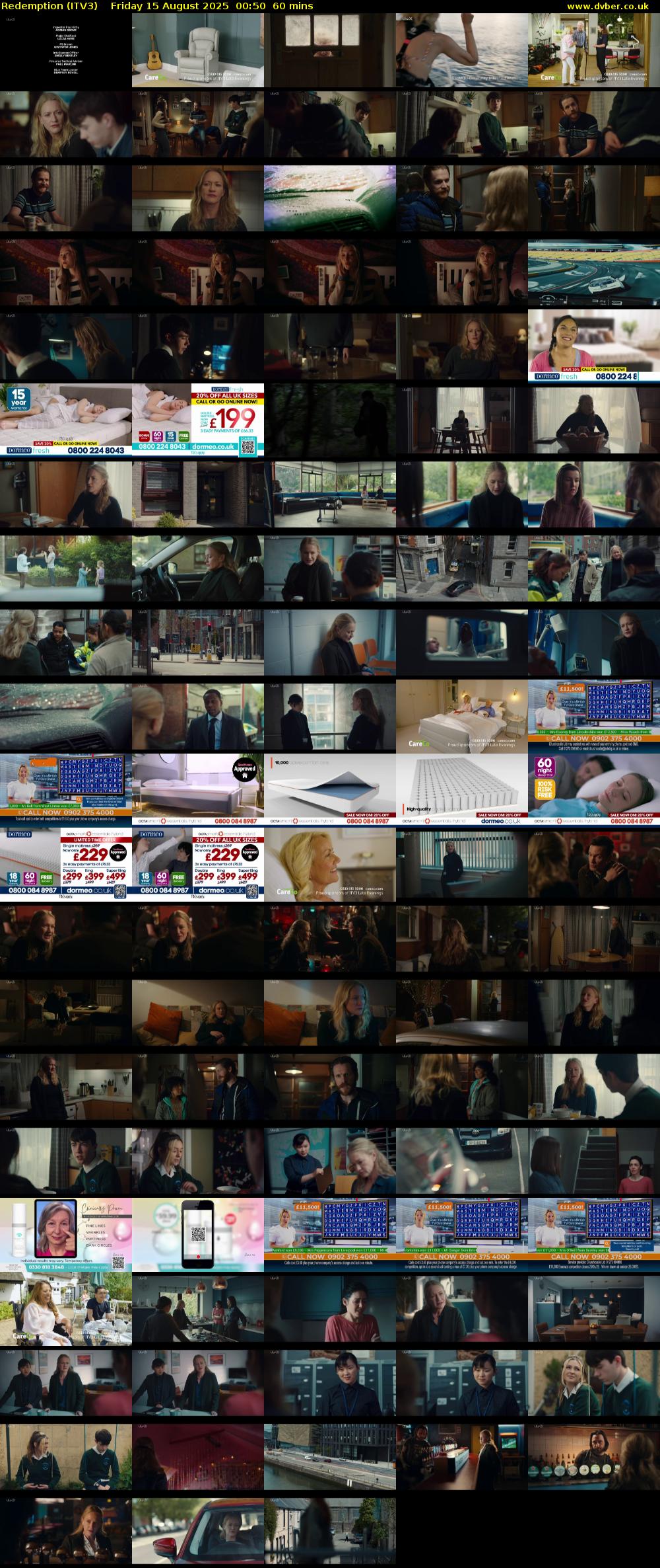 Redemption (ITV3) Friday 15 August 2025 00:50 - 01:50