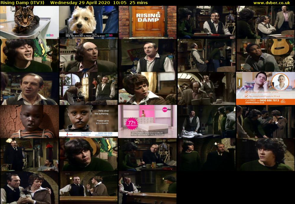 Rising Damp (ITV3) Wednesday 29 April 2020 10:05 - 10:30