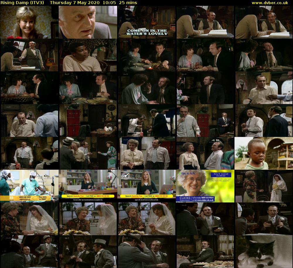 Rising Damp (ITV3) Thursday 7 May 2020 10:05 - 10:30