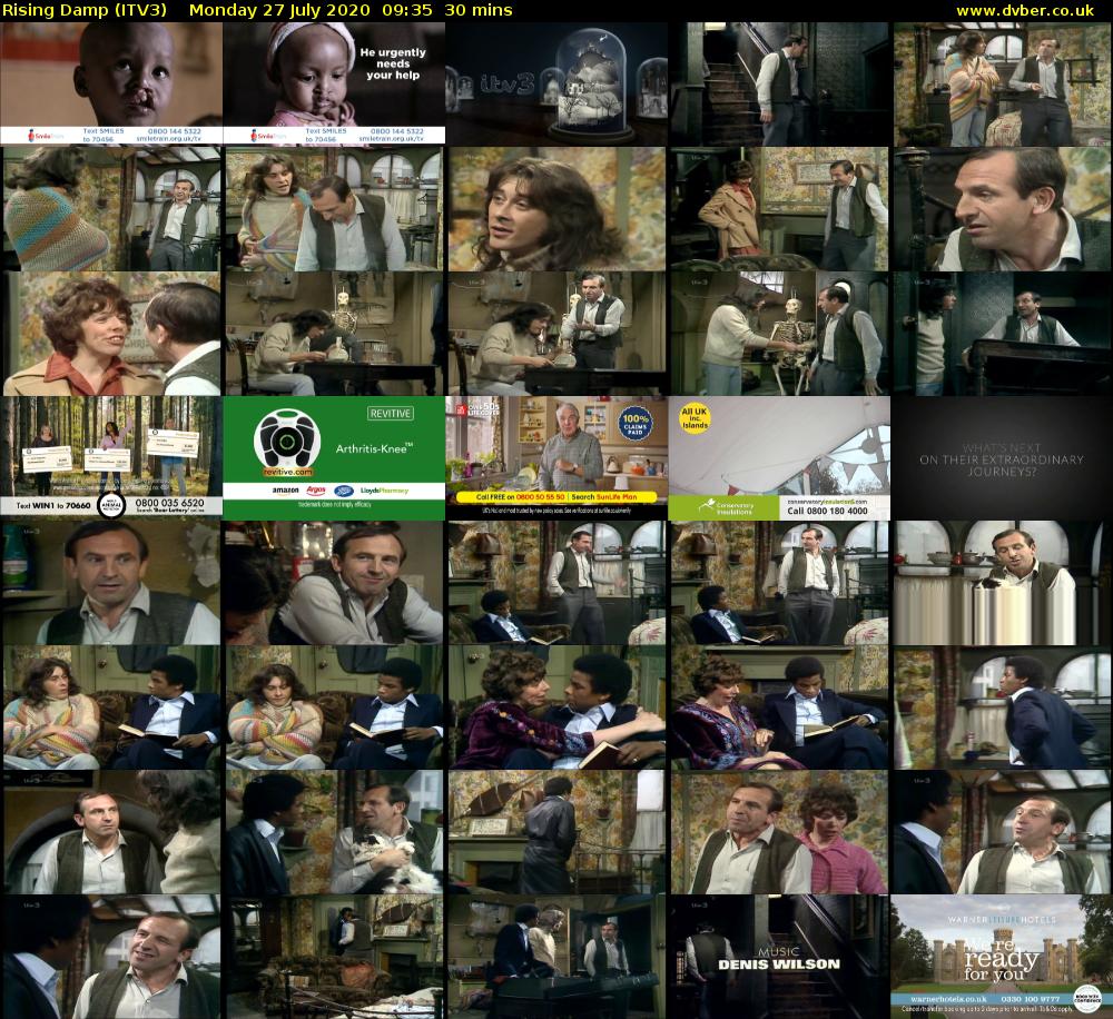 Rising Damp (ITV3) Monday 27 July 2020 09:35 - 10:05