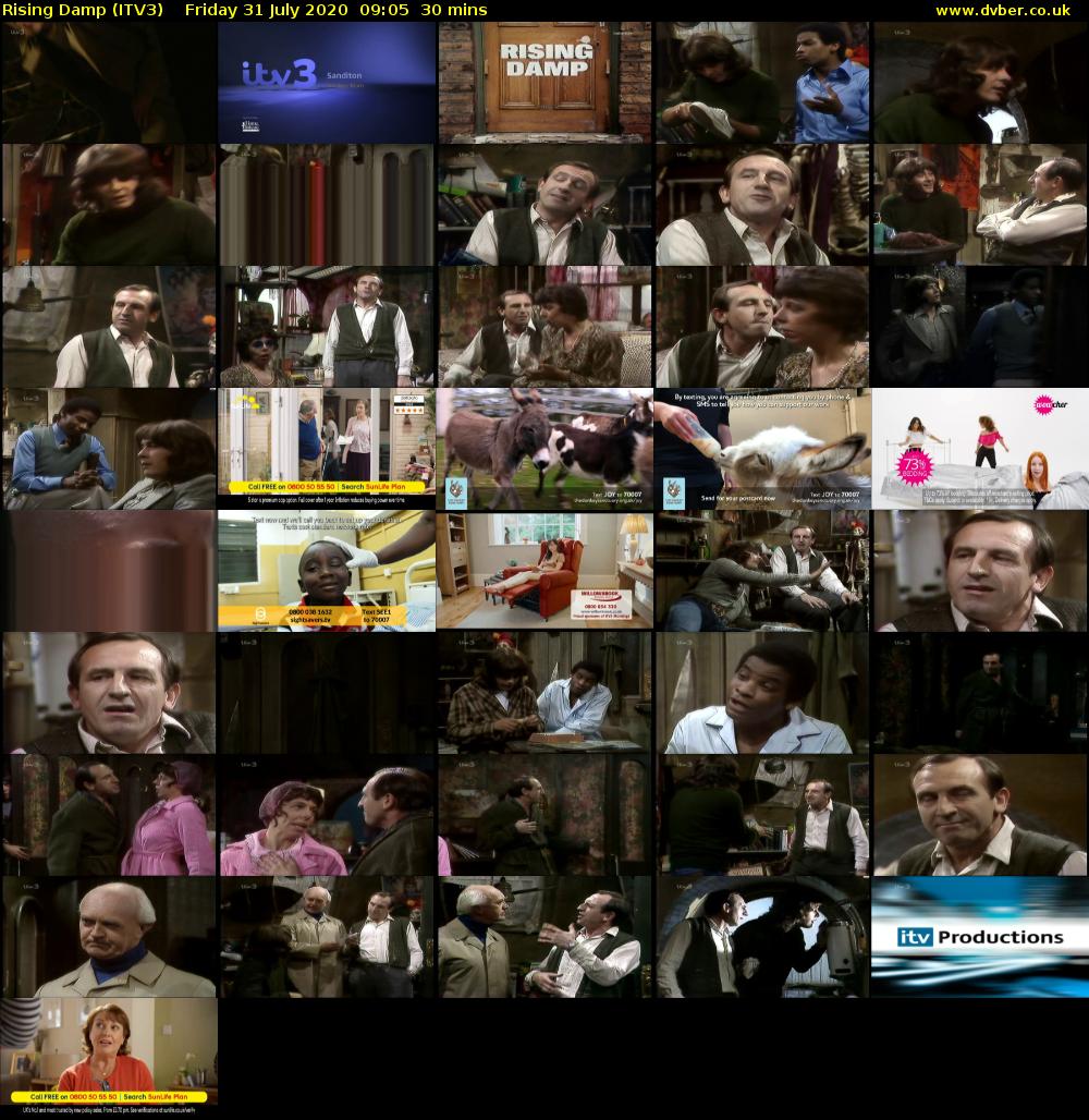Rising Damp (ITV3) Friday 31 July 2020 09:05 - 09:35