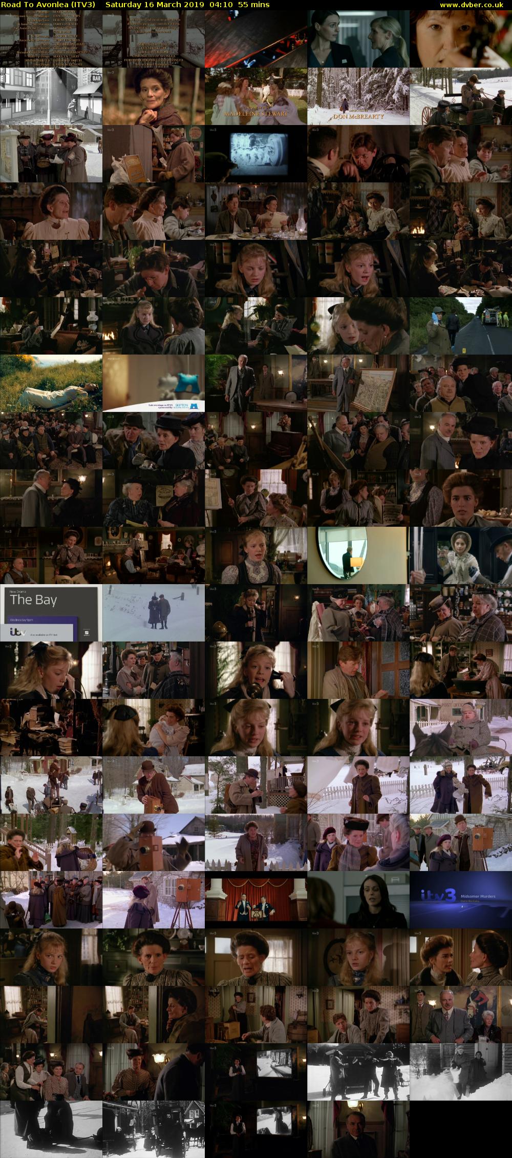 Road To Avonlea (ITV3) Saturday 16 March 2019 04:10 - 05:05