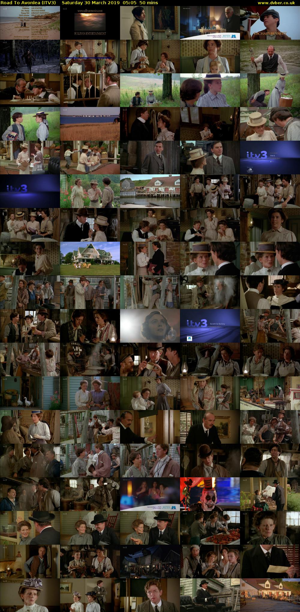 Road To Avonlea (ITV3) Saturday 30 March 2019 05:05 - 05:55
