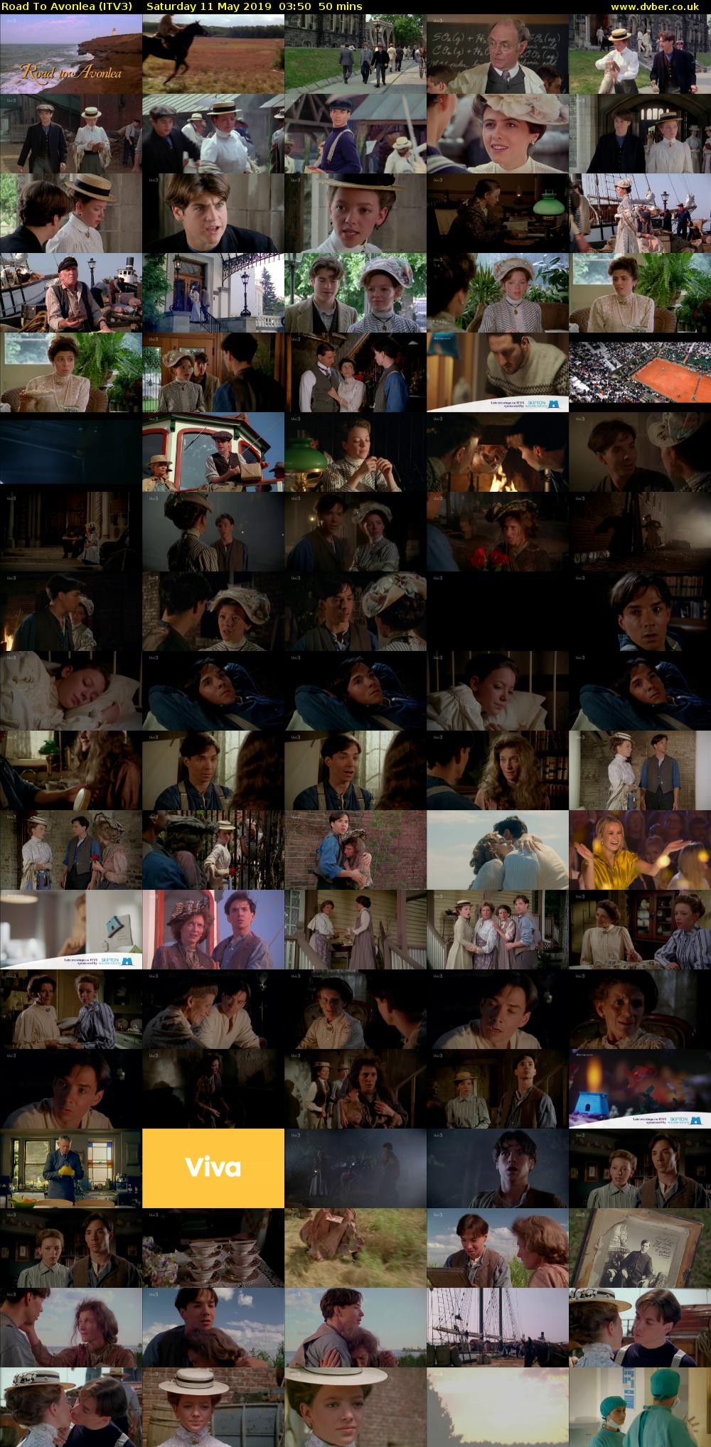 Road To Avonlea (ITV3) Saturday 11 May 2019 03:50 - 04:40