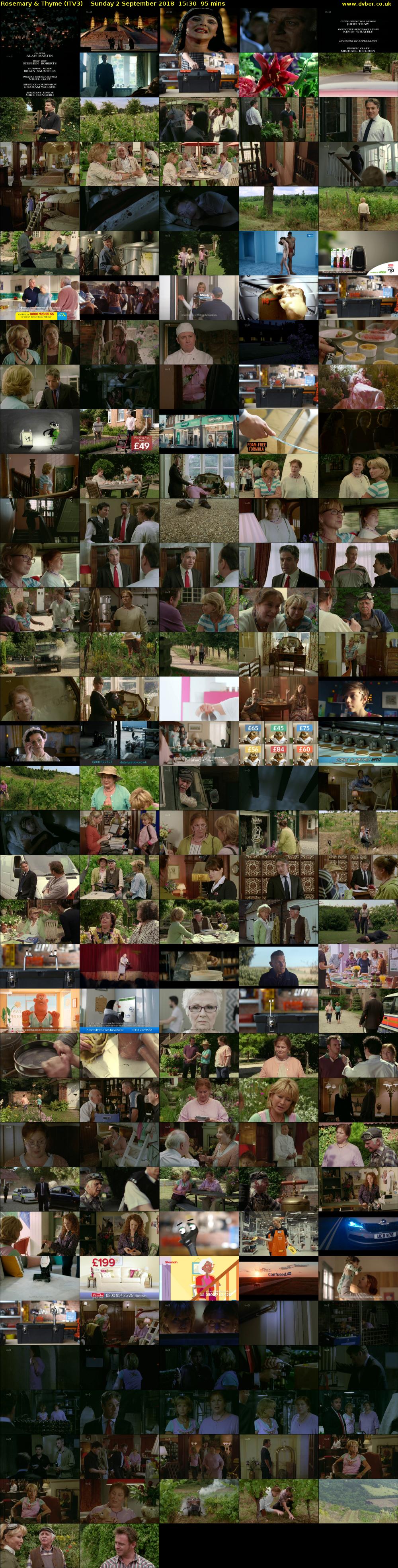 Rosemary & Thyme (ITV3) Sunday 2 September 2018 15:30 - 17:05