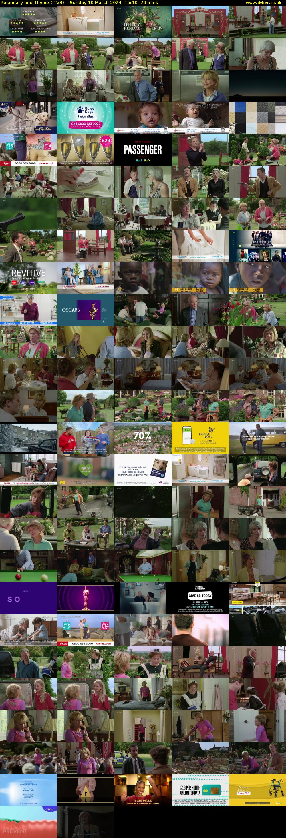 Rosemary and Thyme (ITV3) Sunday 10 March 2024 15:10 - 16:20