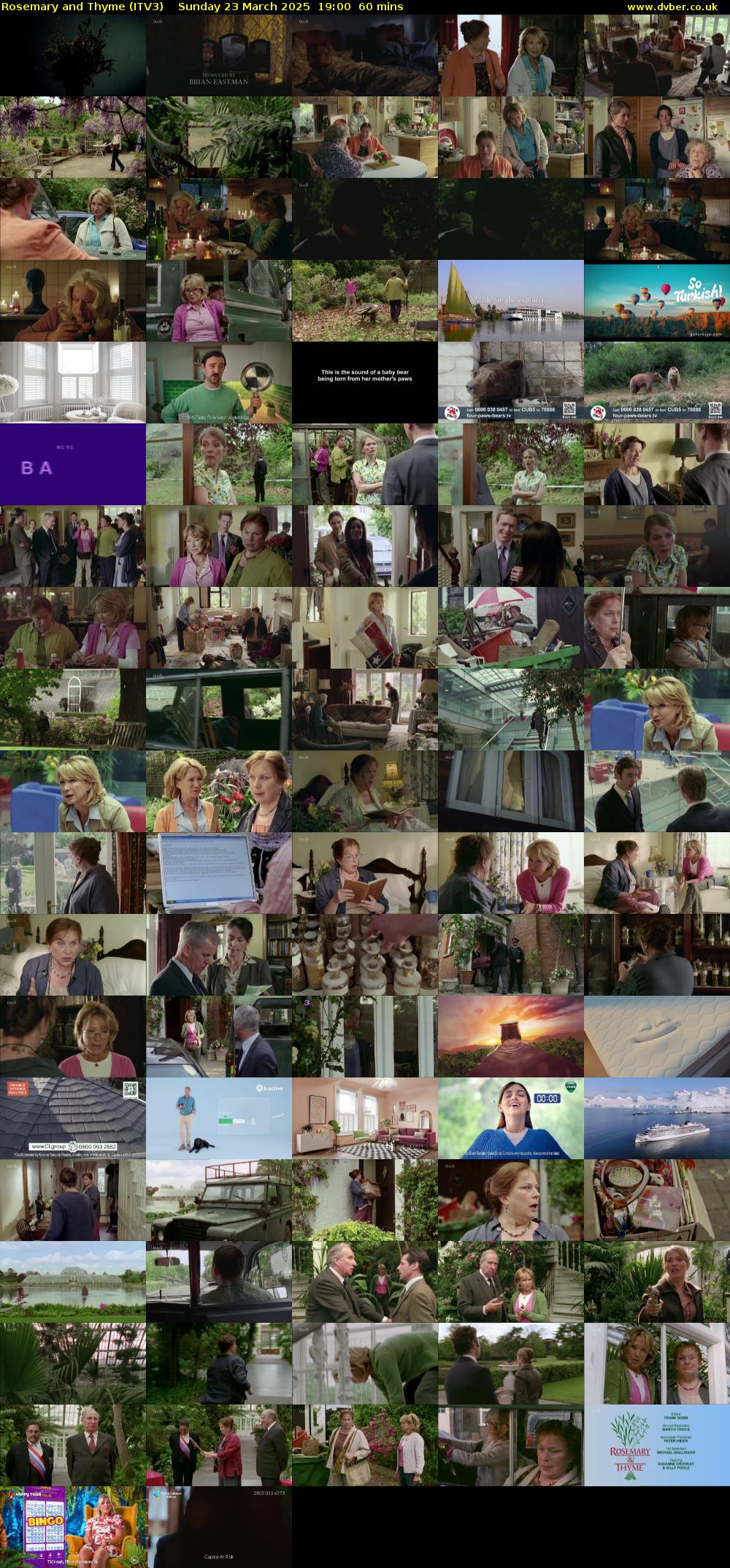 Rosemary and Thyme (ITV3) Sunday 23 March 2025 19:00 - 20:00
