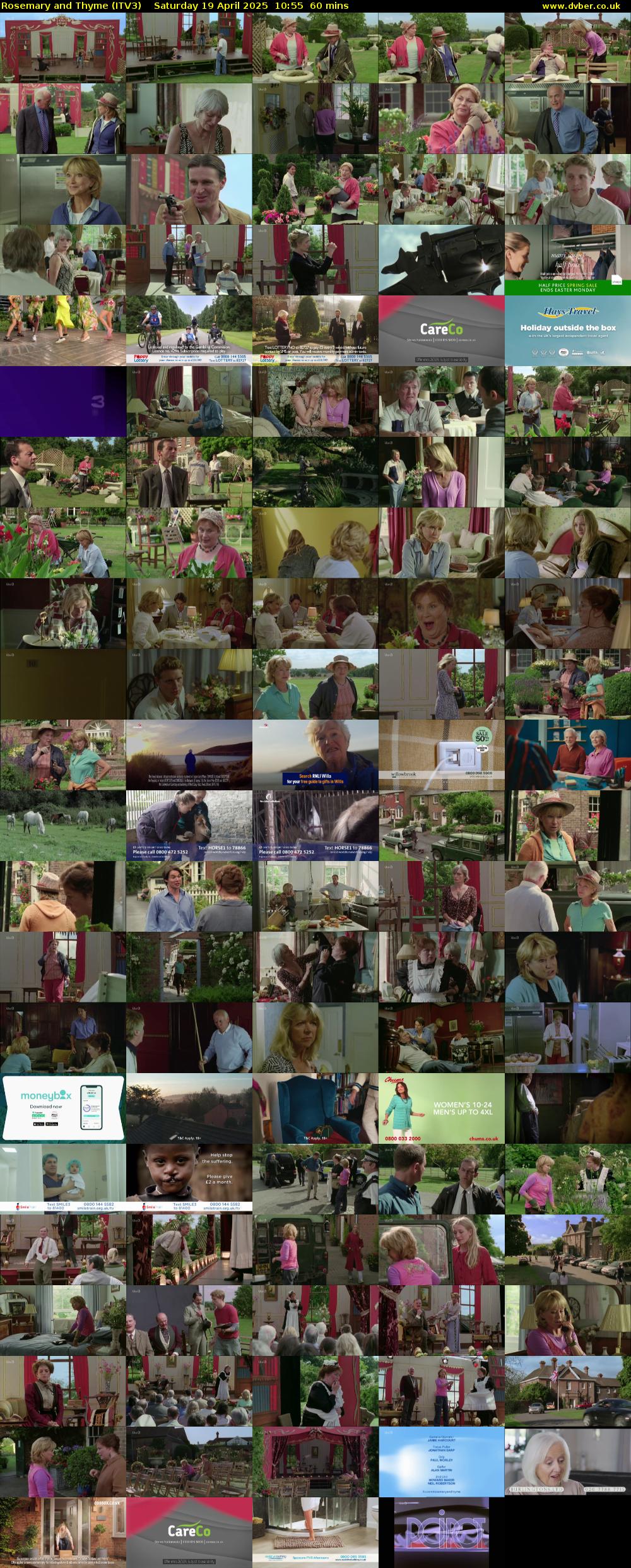 Rosemary and Thyme (ITV3) Saturday 19 April 2025 10:55 - 11:55