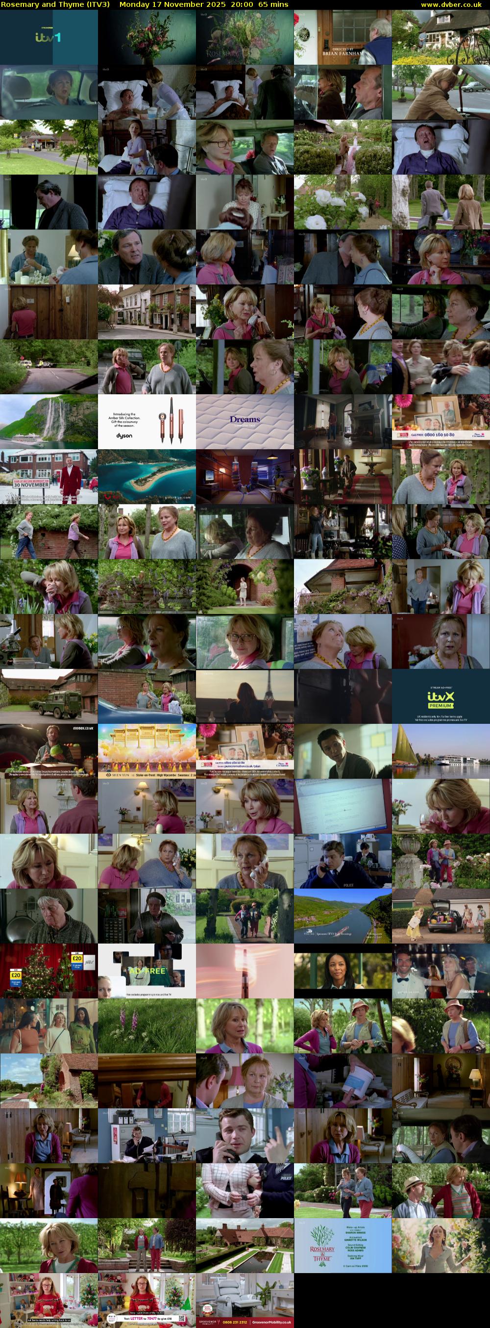 Rosemary and Thyme (ITV3) Monday 17 November 2025 20:00 - 21:05