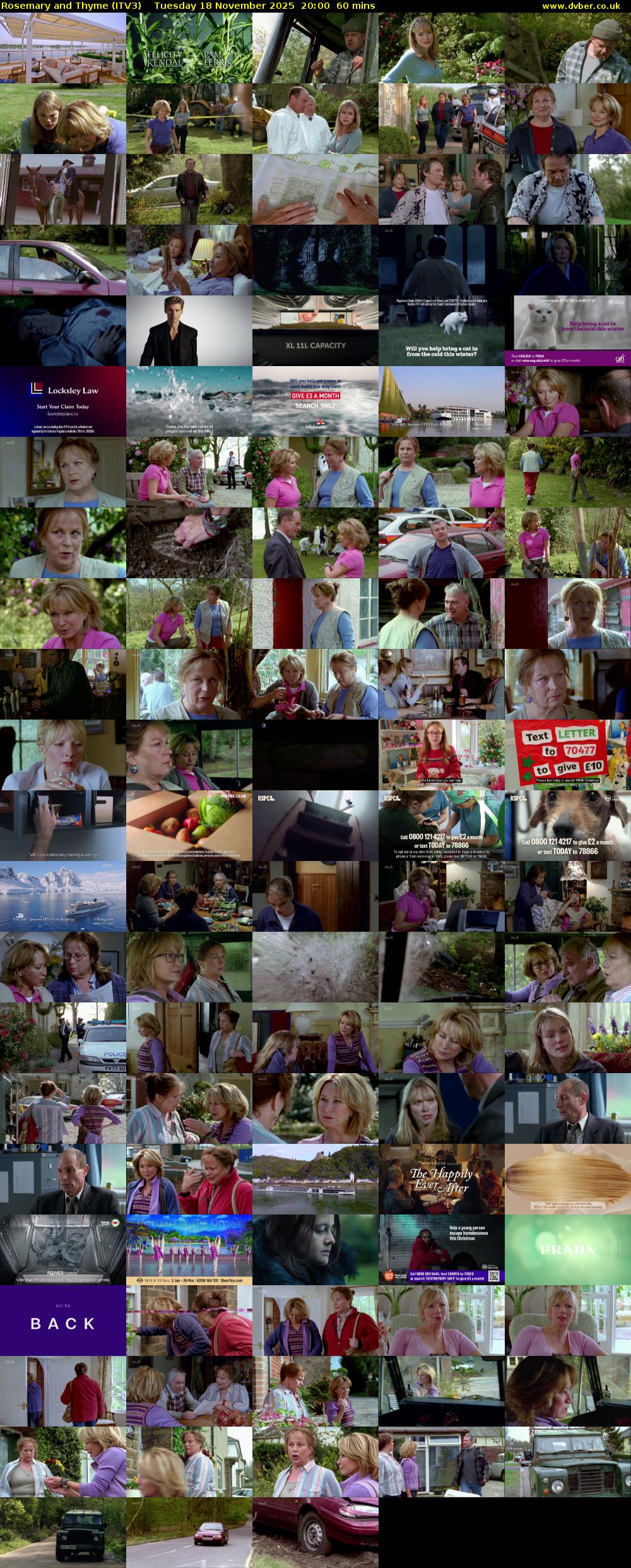 Rosemary and Thyme (ITV3) Tuesday 18 November 2025 20:00 - 21:00