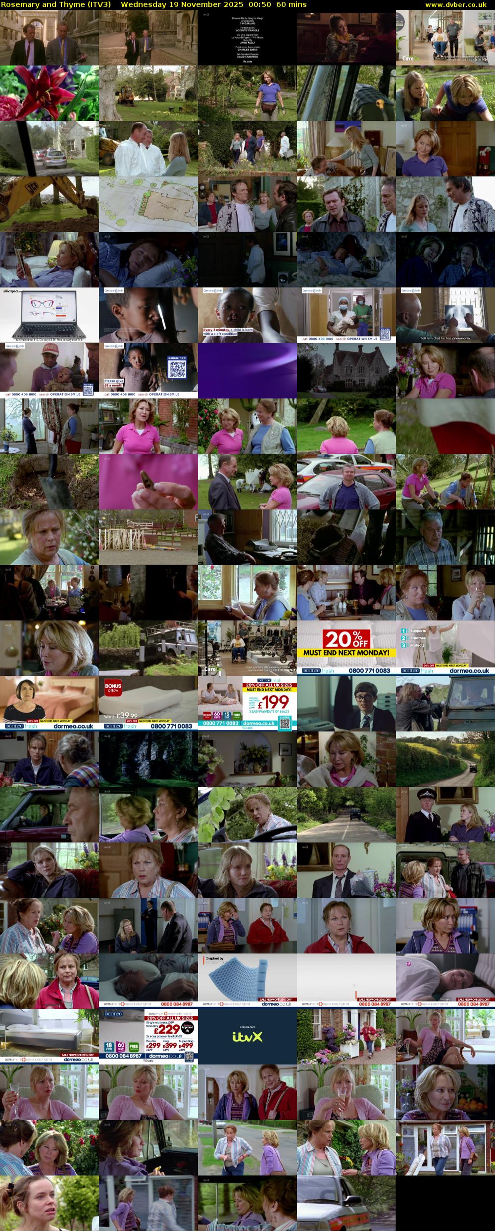 Rosemary and Thyme (ITV3) Wednesday 19 November 2025 00:50 - 01:50