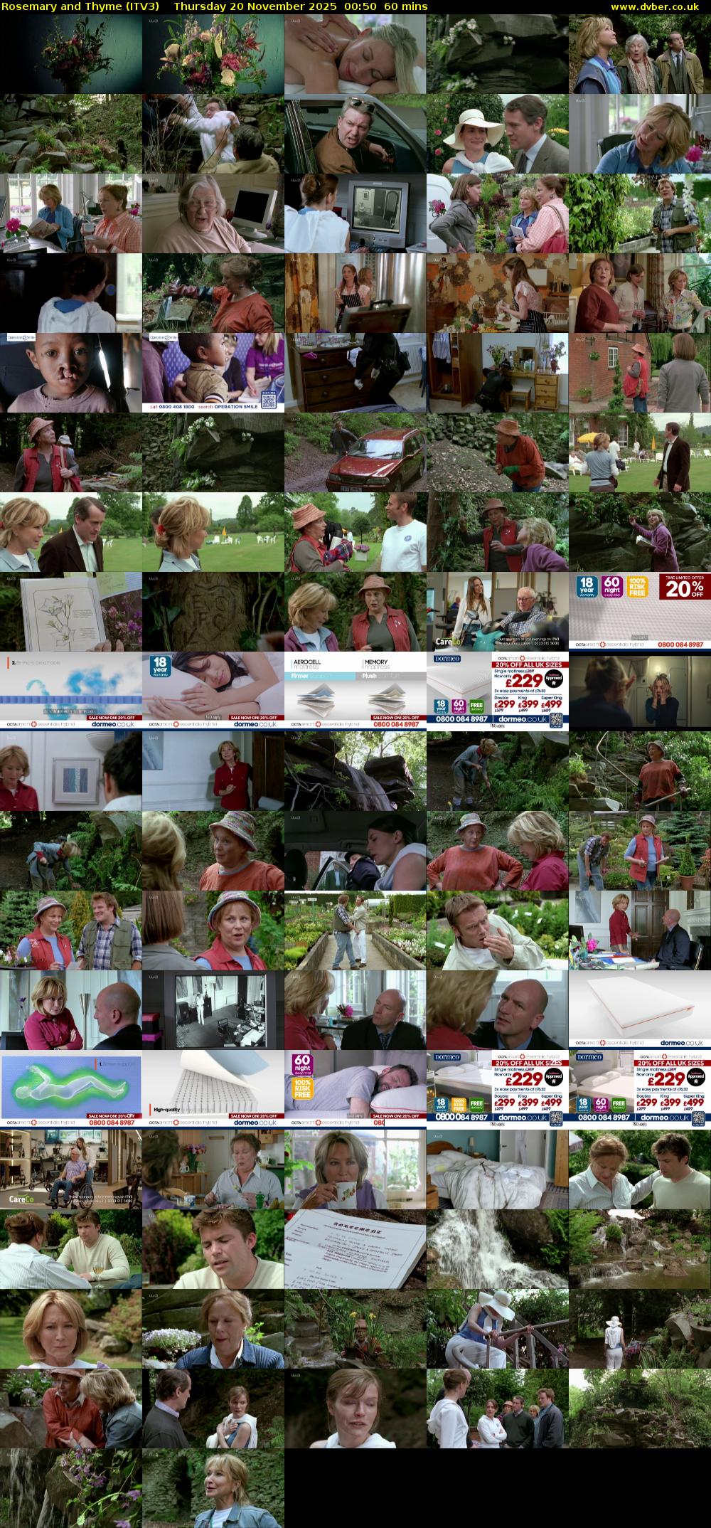 Rosemary and Thyme (ITV3) Thursday 20 November 2025 00:50 - 01:50