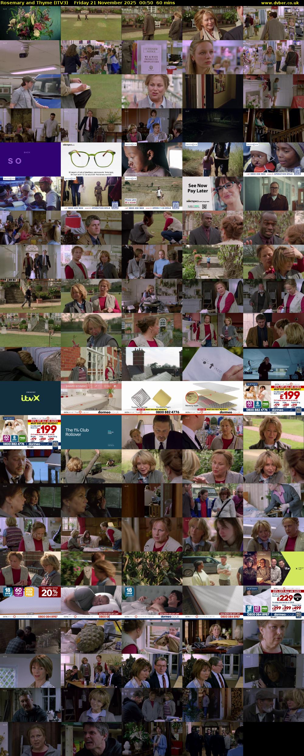 Rosemary and Thyme (ITV3) Friday 21 November 2025 00:50 - 01:50