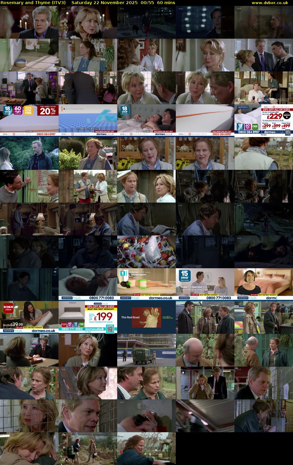 Rosemary and Thyme (ITV3) Saturday 22 November 2025 00:55 - 01:55
