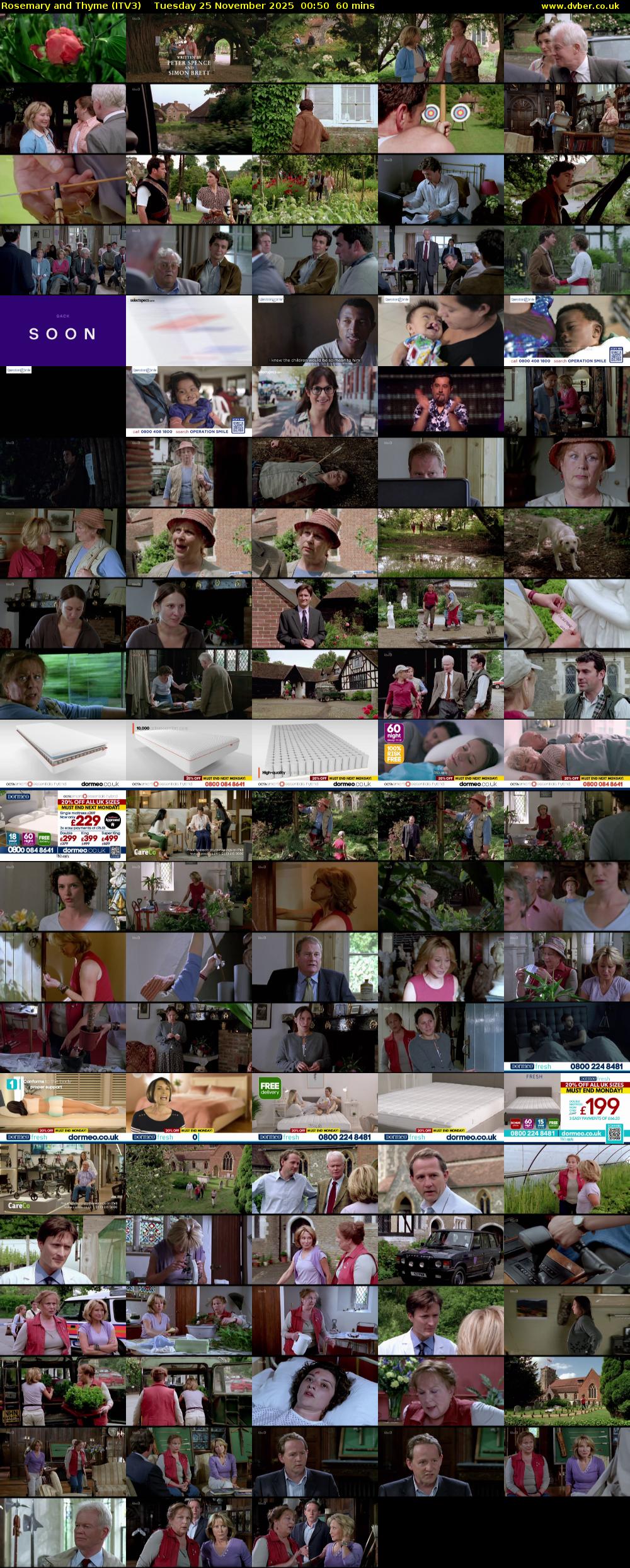 Rosemary and Thyme (ITV3) Tuesday 25 November 2025 00:50 - 01:50