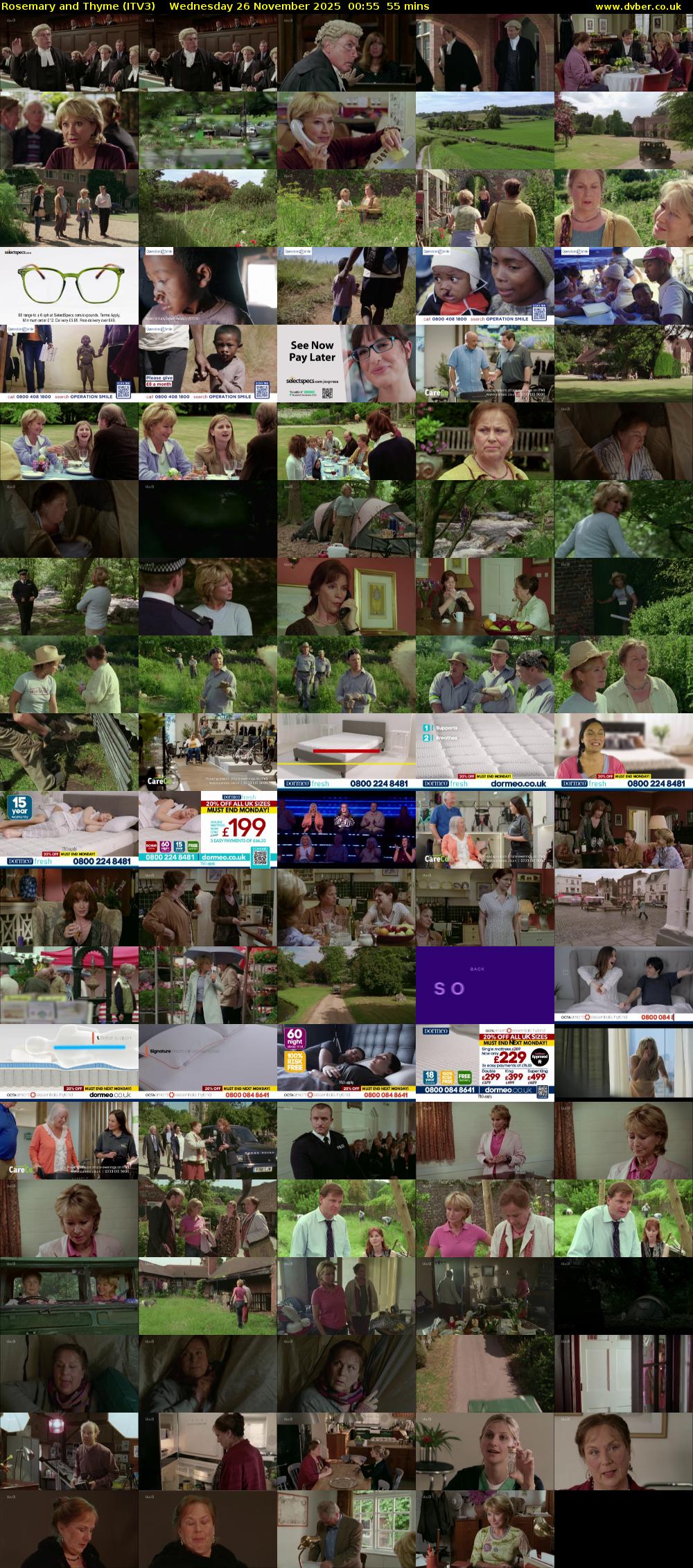 Rosemary and Thyme (ITV3) Wednesday 26 November 2025 00:55 - 01:50