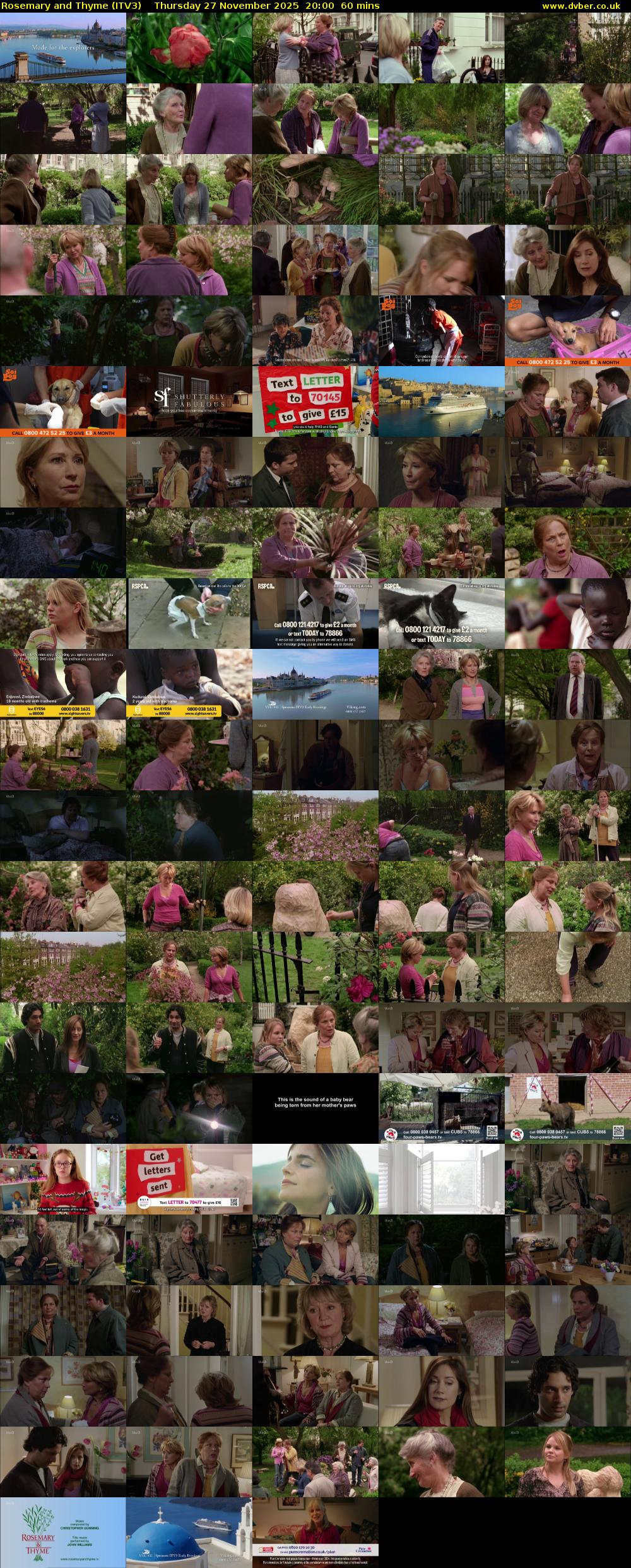 Rosemary and Thyme (ITV3) Thursday 27 November 2025 20:00 - 21:00