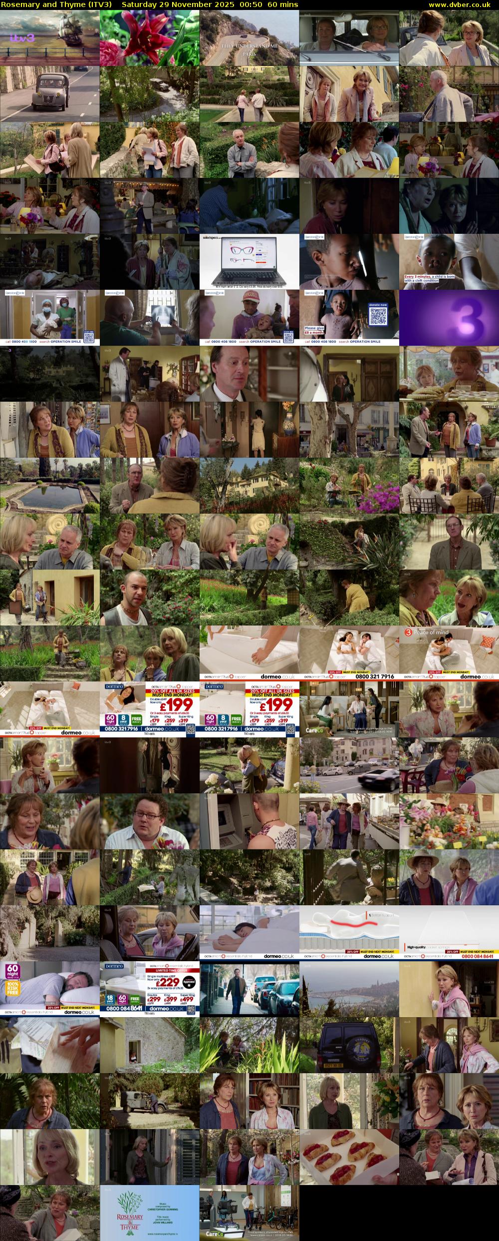 Rosemary and Thyme (ITV3) Saturday 29 November 2025 00:50 - 01:50