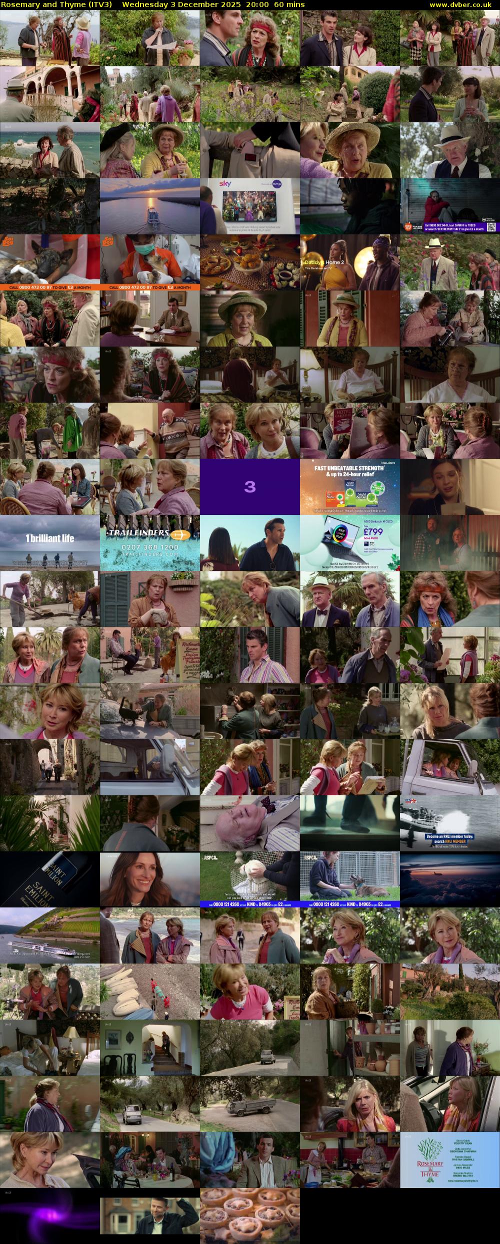 Rosemary and Thyme (ITV3) Wednesday 3 December 2025 20:00 - 21:00